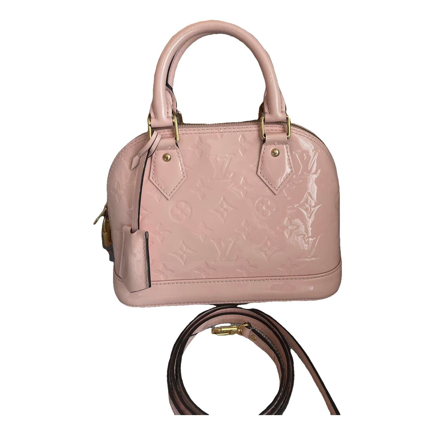 Alma BB patent leather handbag