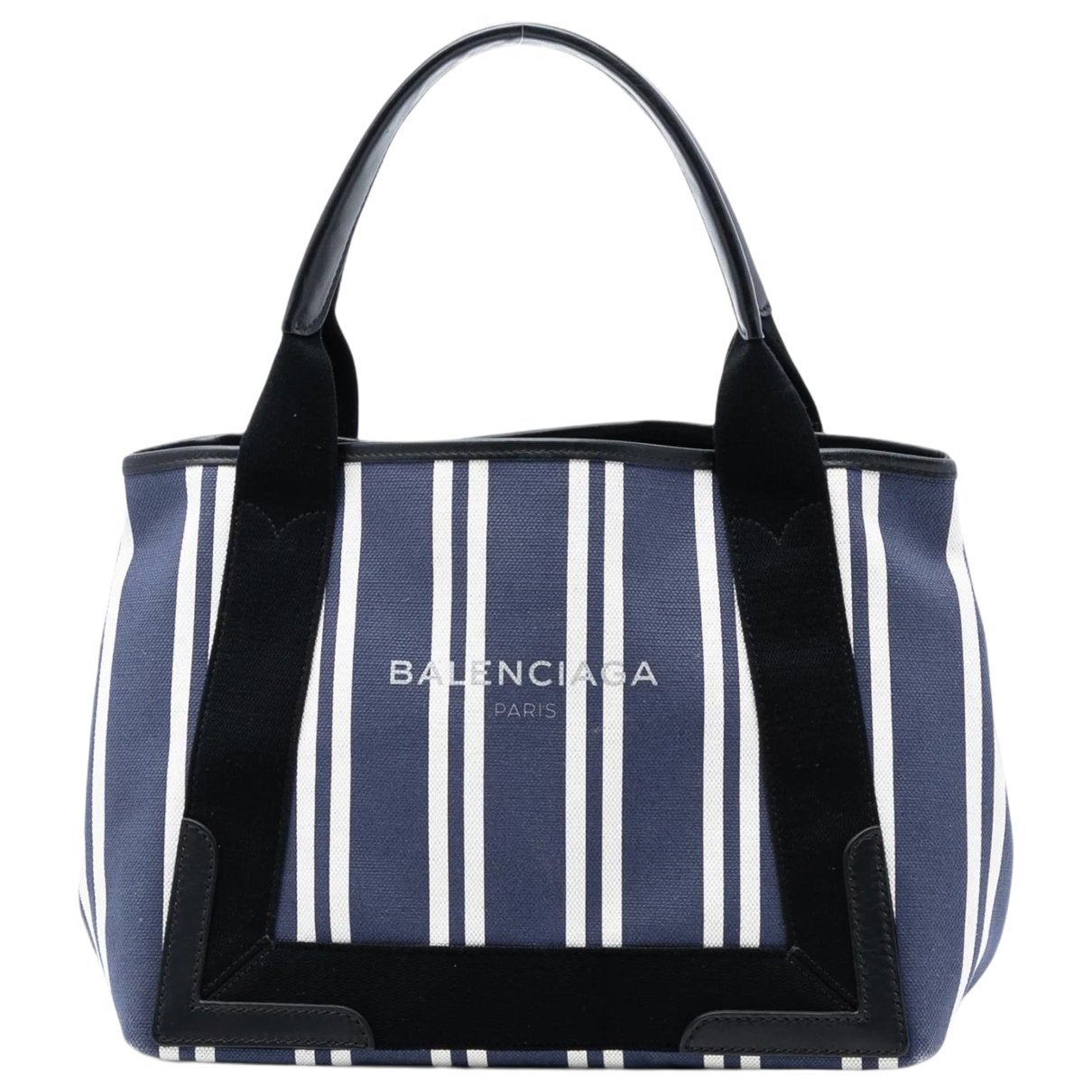 Navy cabas cloth bag