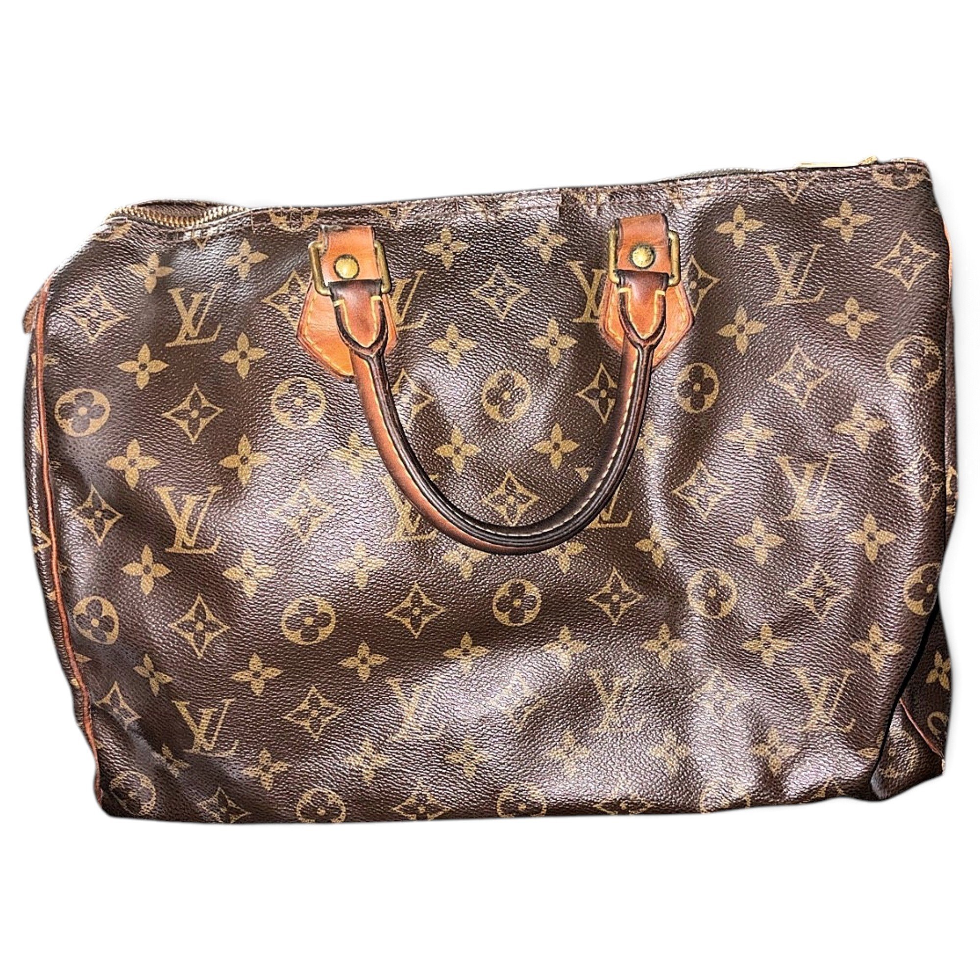 Speedy leather handbag