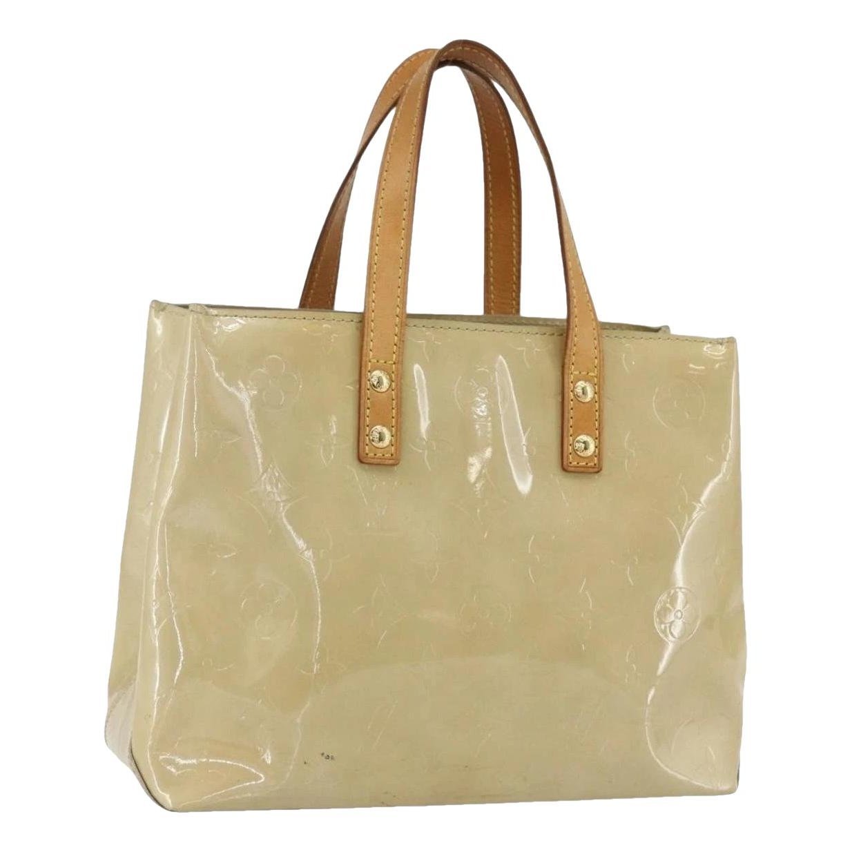 Patent leather handbag