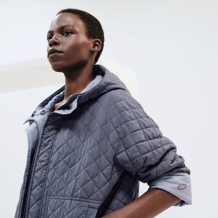 Bleu Grignon "Clou De Selle Semis" Reversible Quilted Jacket