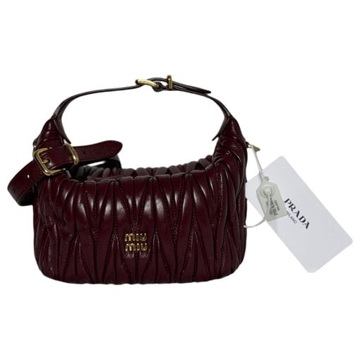 Miu Wander leather handbag