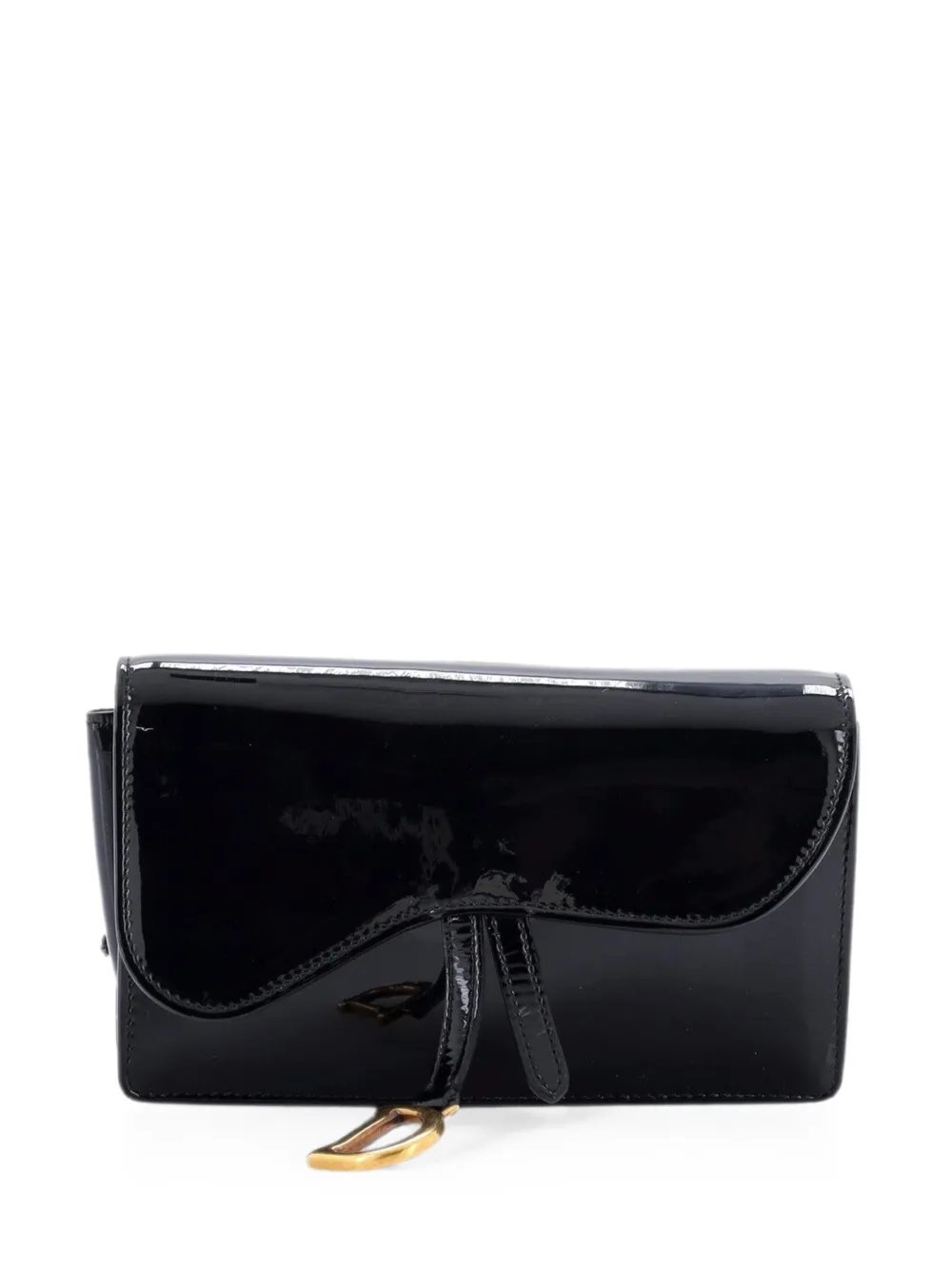 Saddle Rectangular Patent belt bag