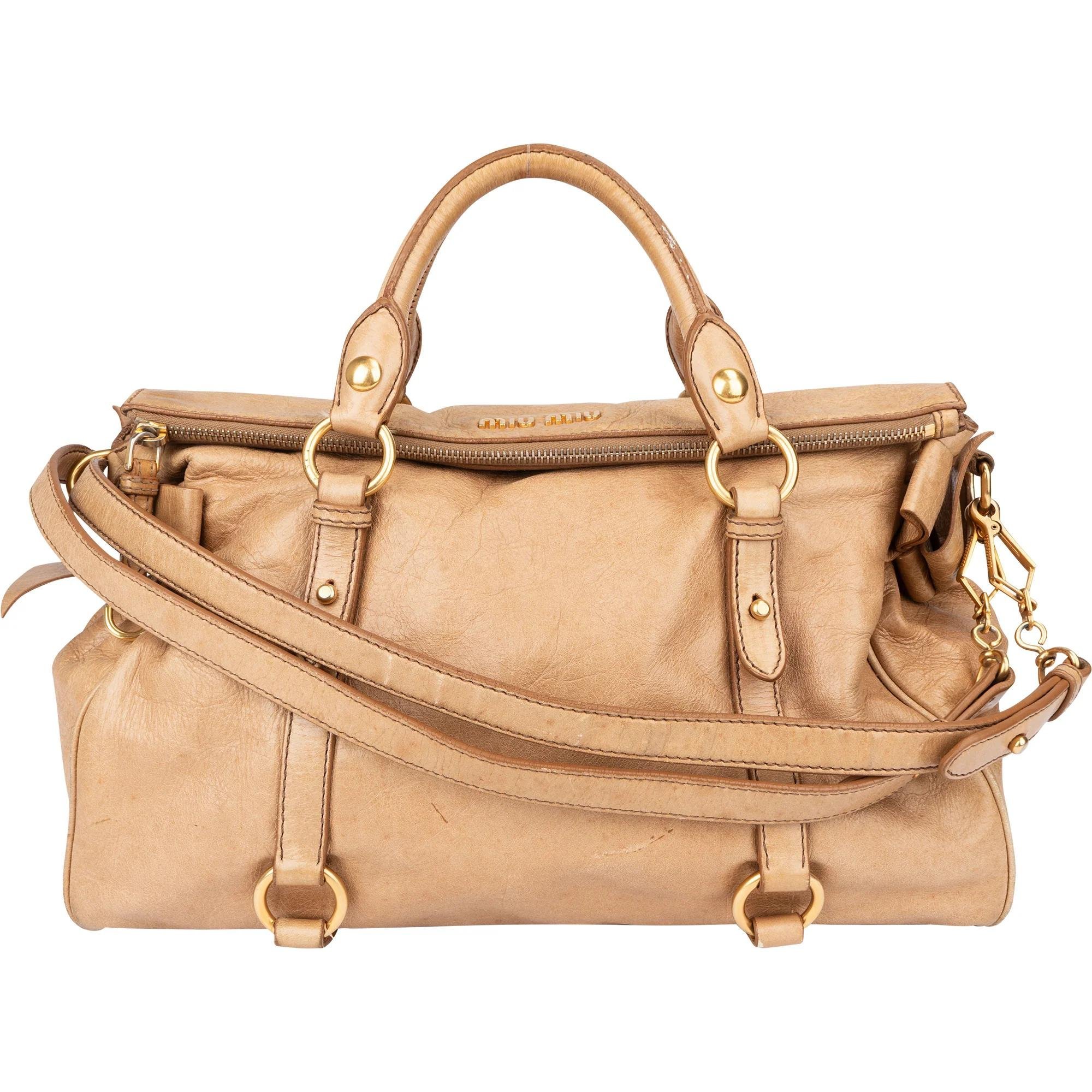 Vitello leather handbag