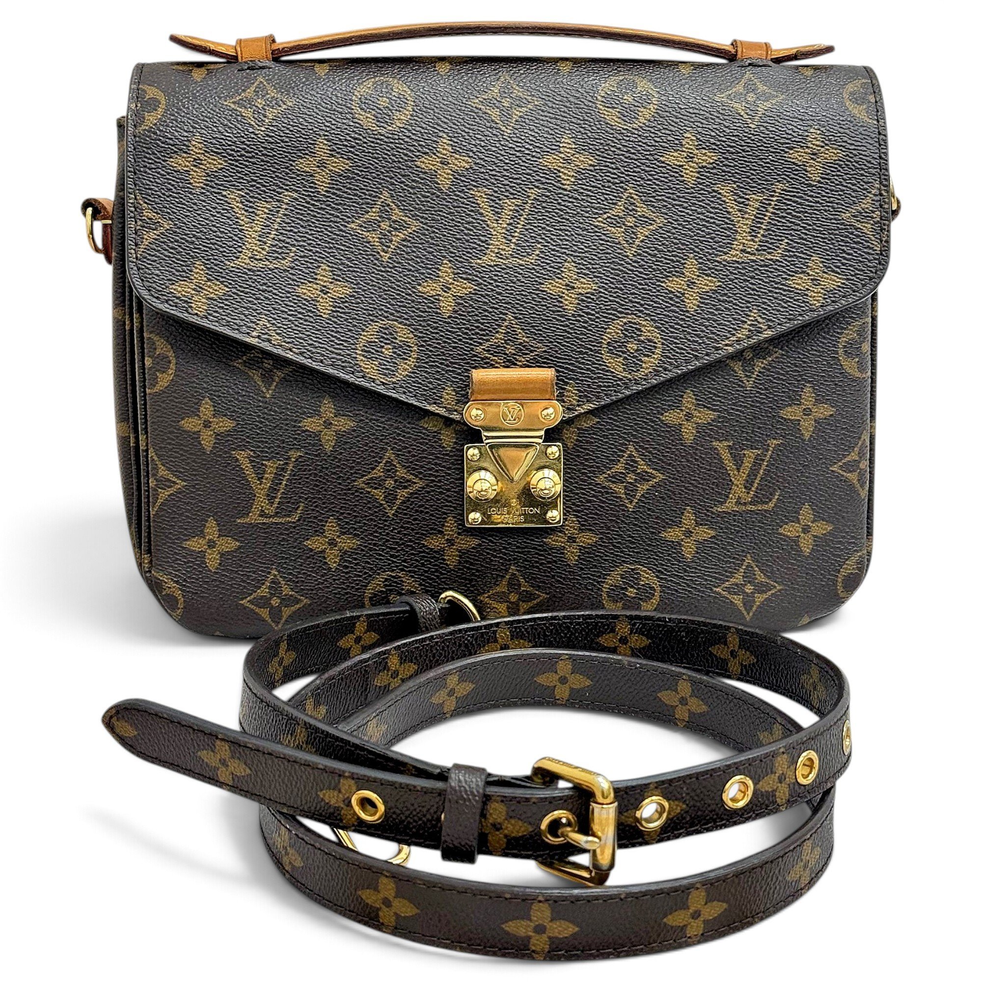 Metis leather handbag