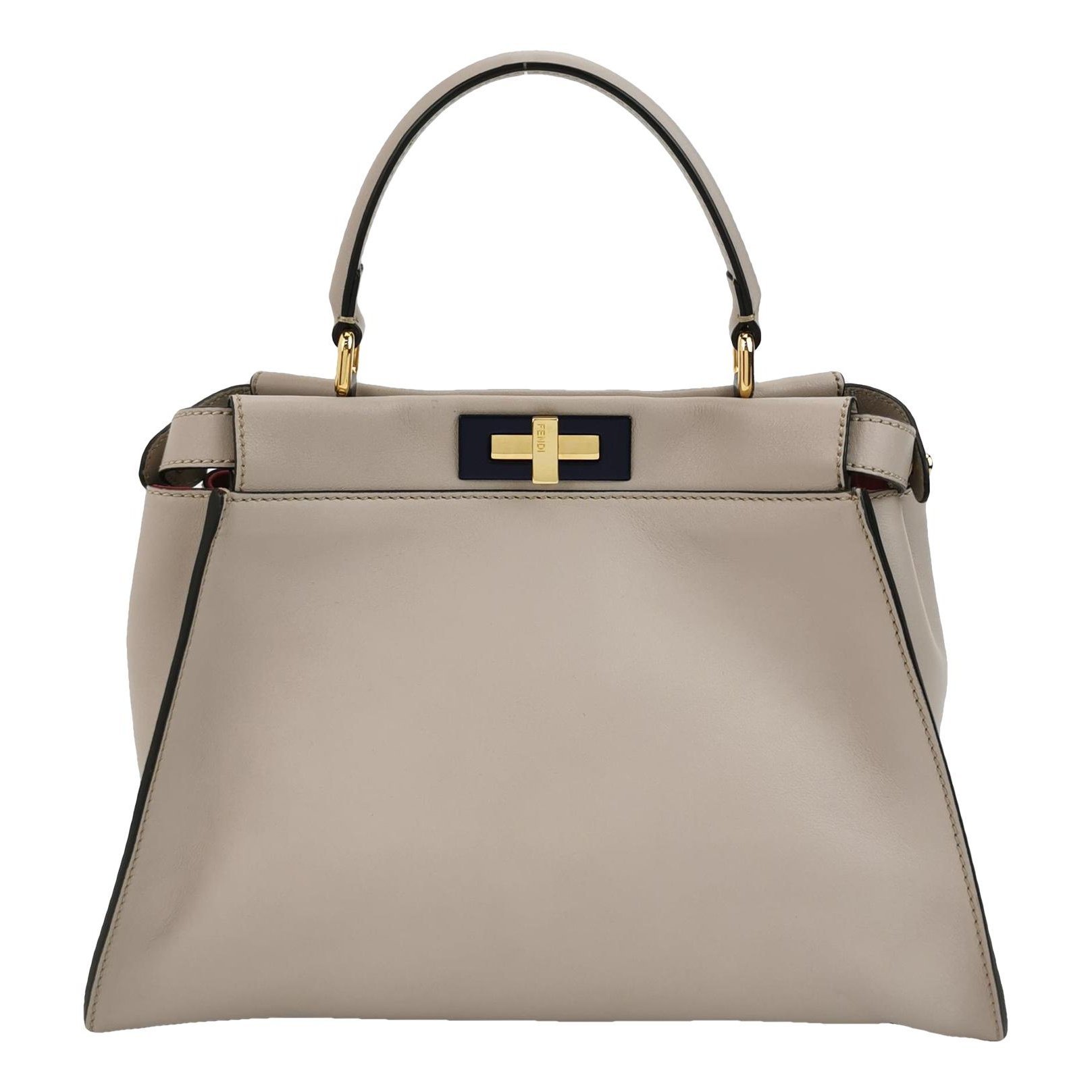 Peekaboo leather handbag
