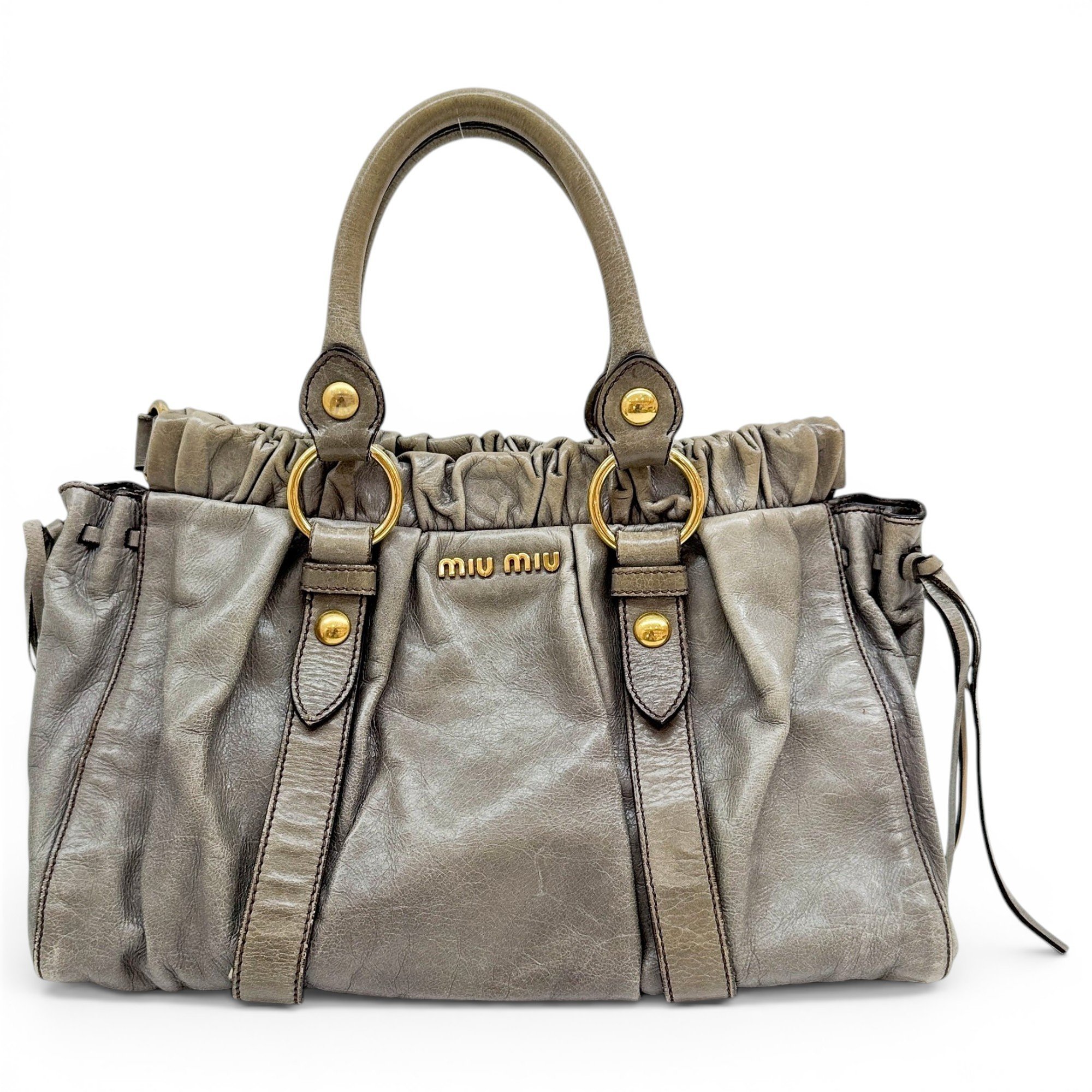 Vitello leather handbag