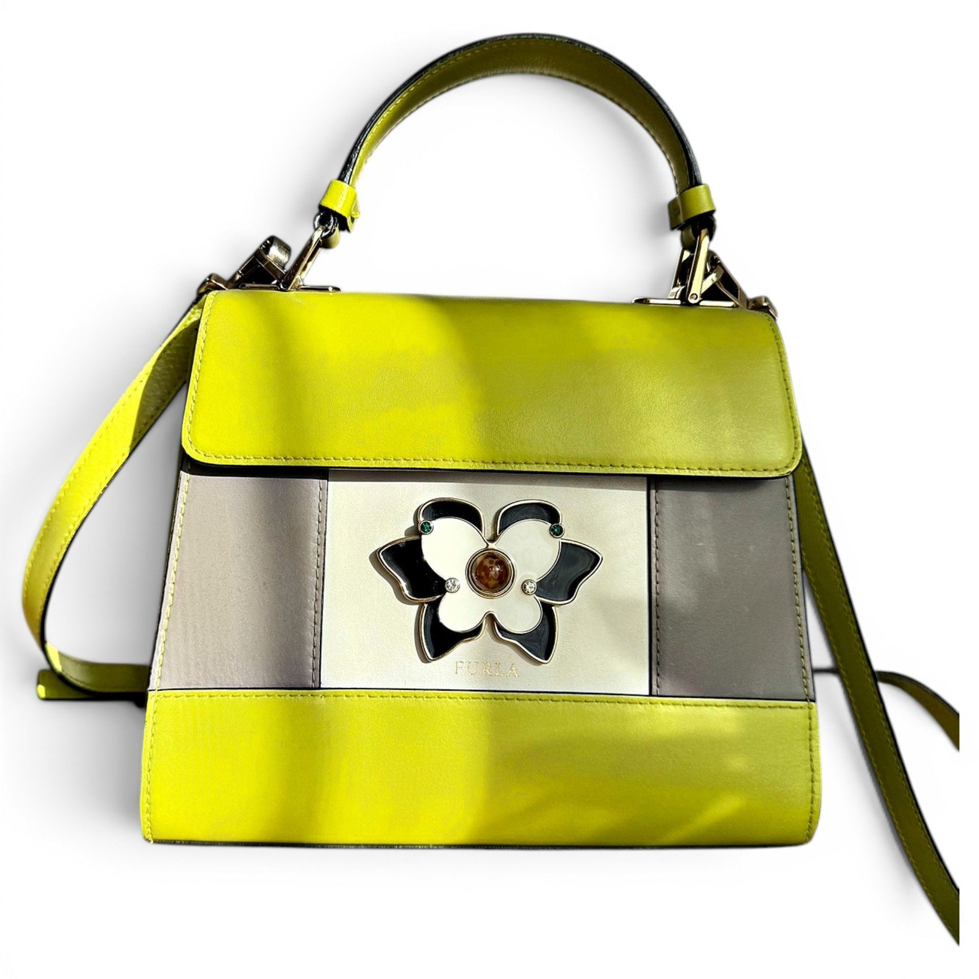 Leather handbag