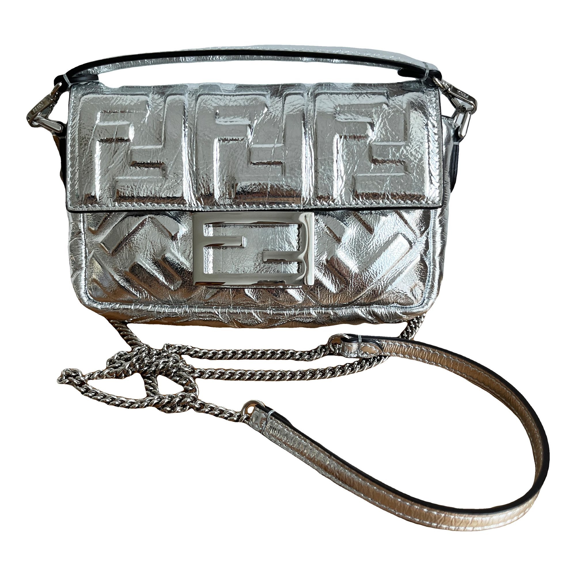 Baguette leather handbag