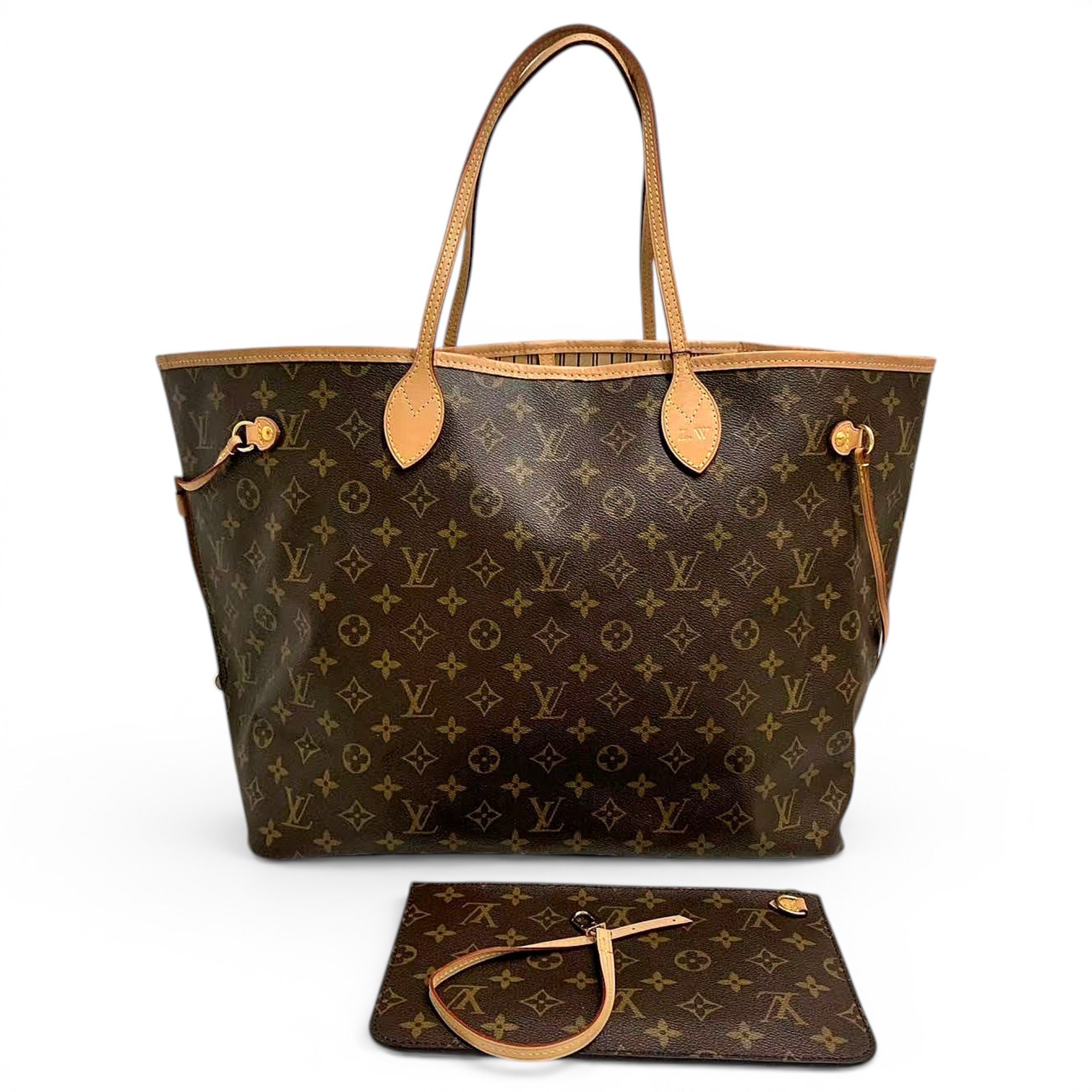 Neverfull leather handbag