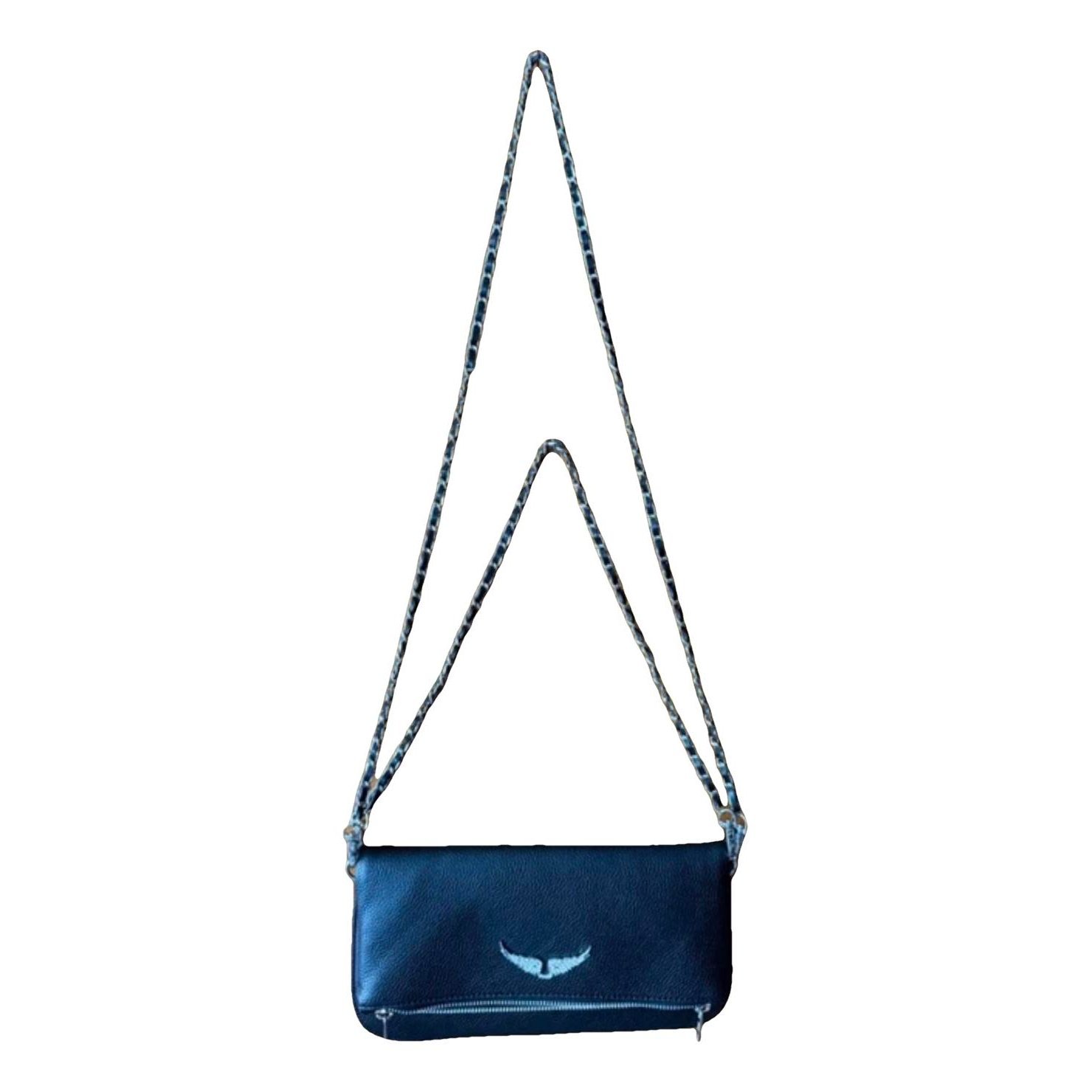Rock leather crossbody bag