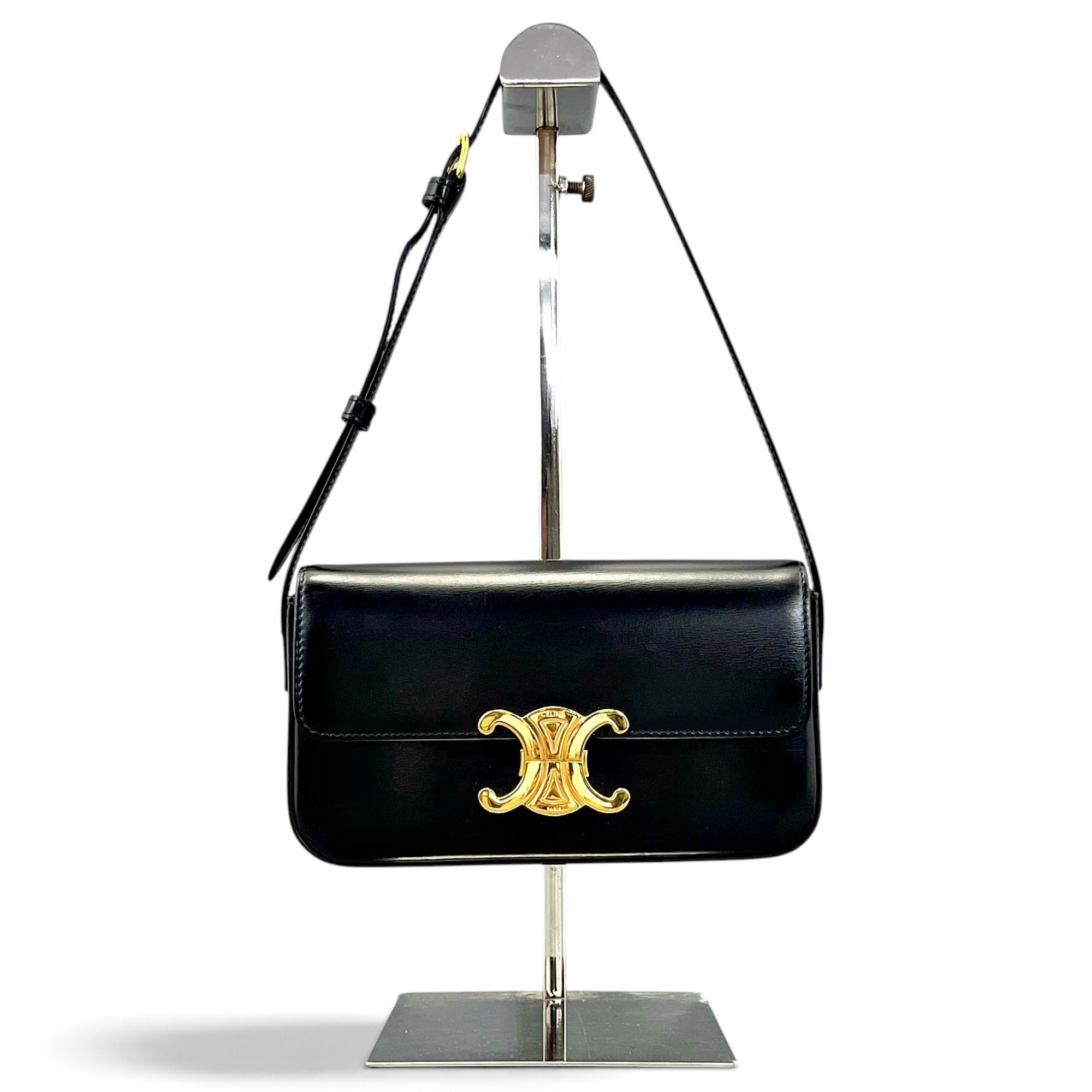 Triomphe leather handbag