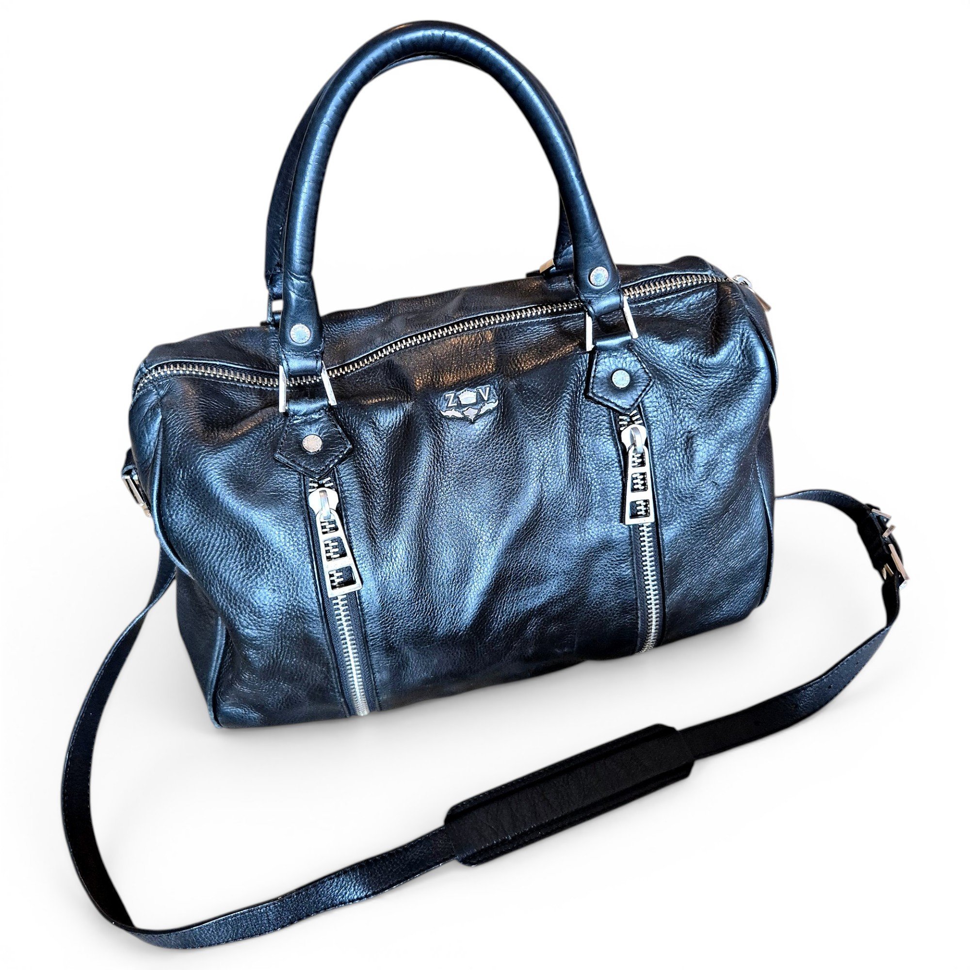 Leather handbag