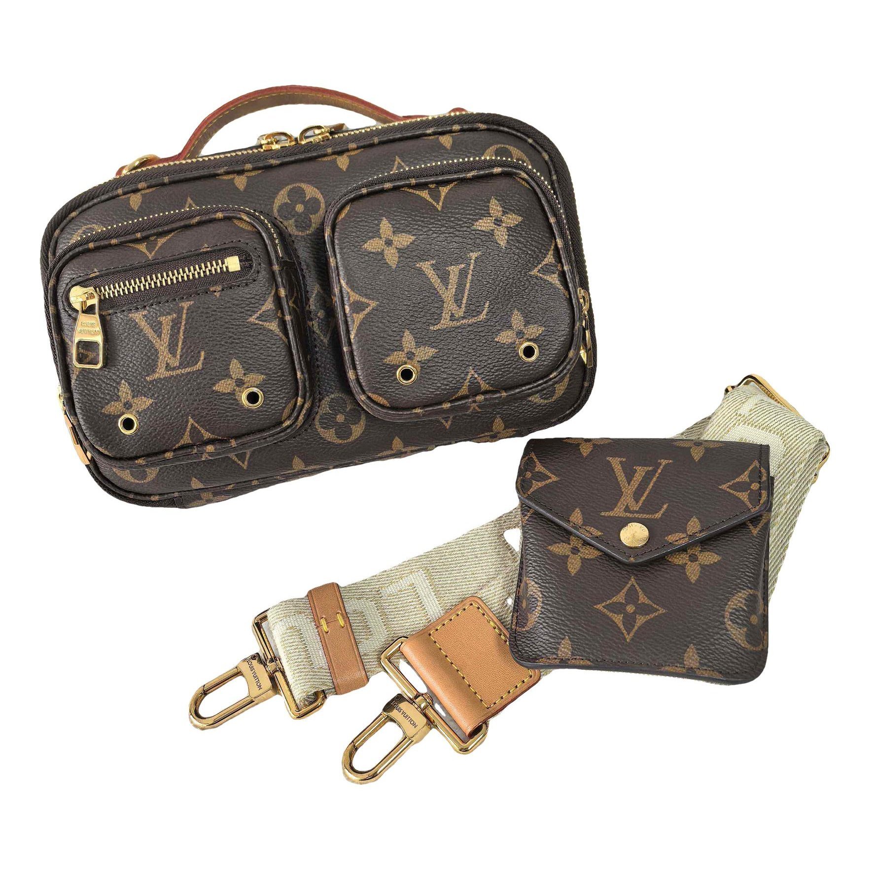 Croisé Utility leather handbag