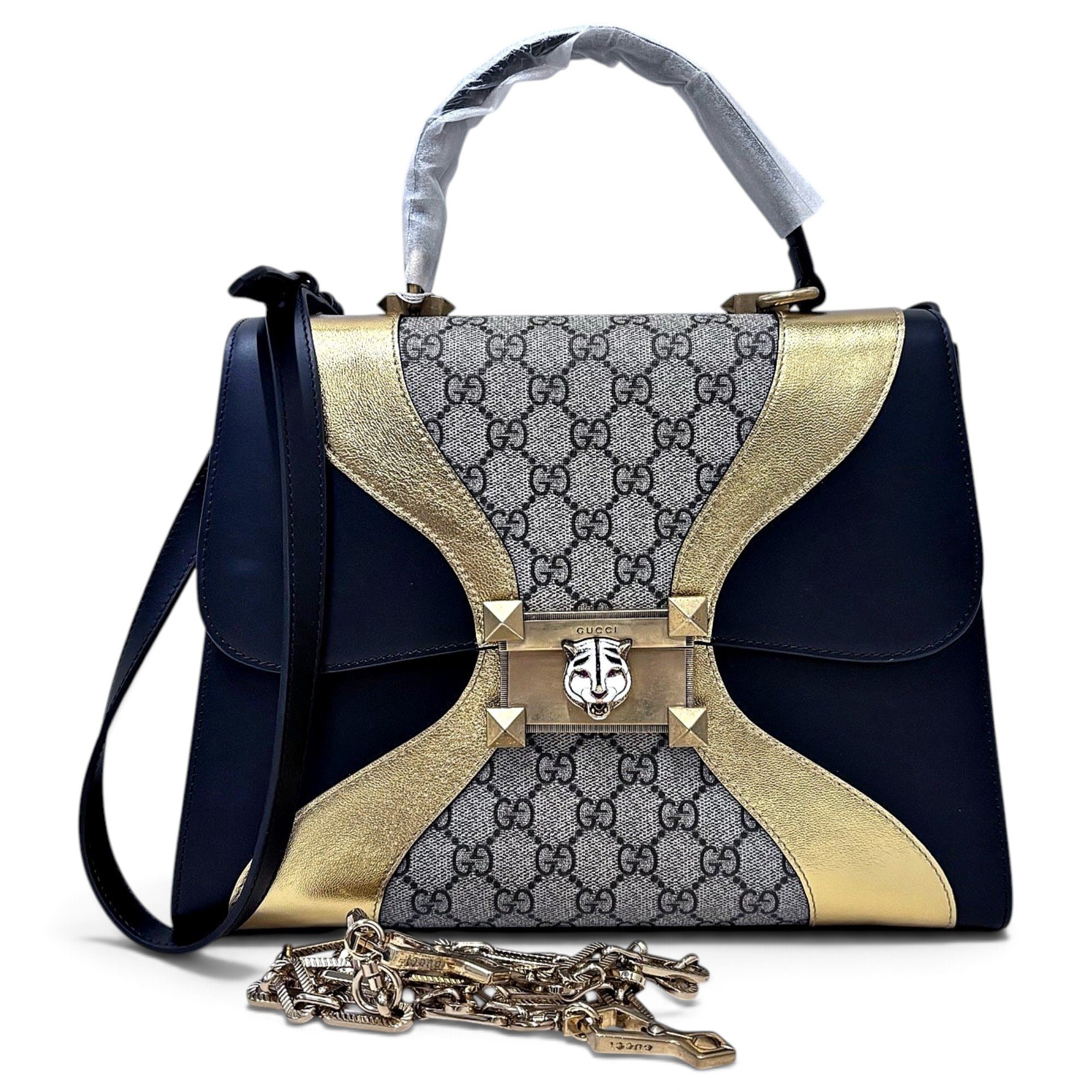 Queen Margaret leather handbag