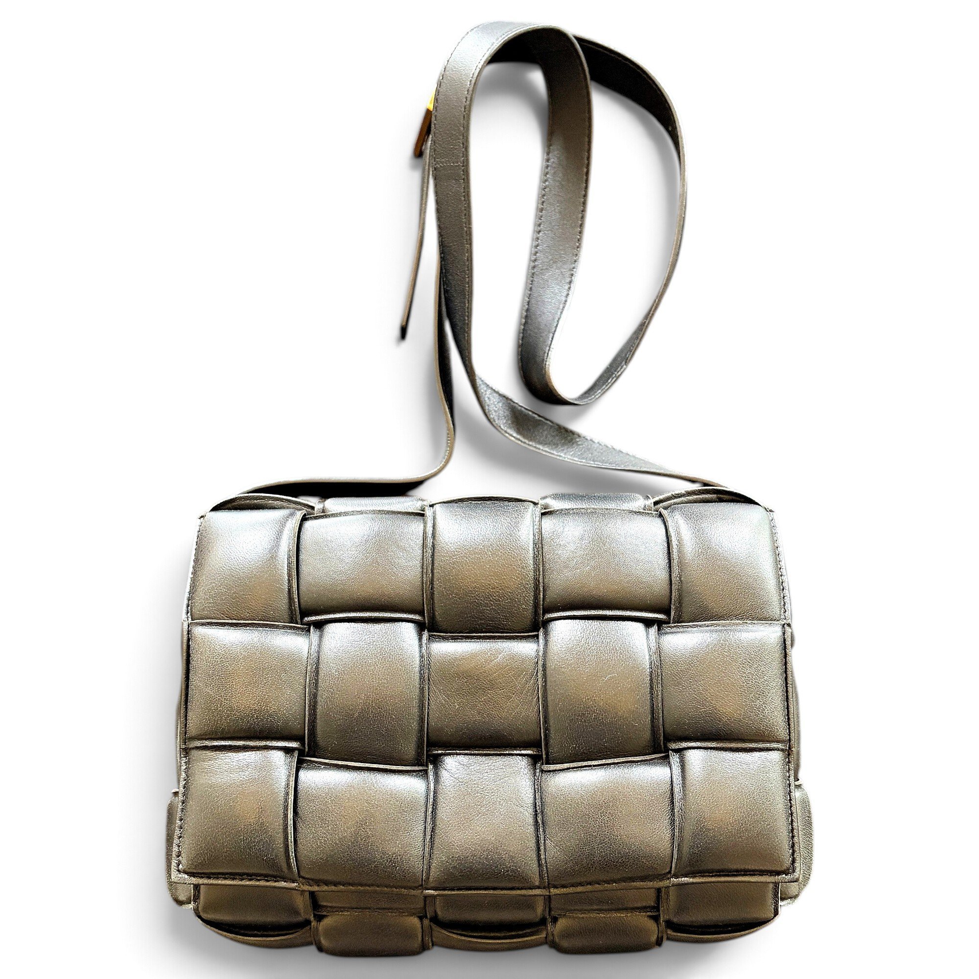 Cassette Padded leather crossbody bag