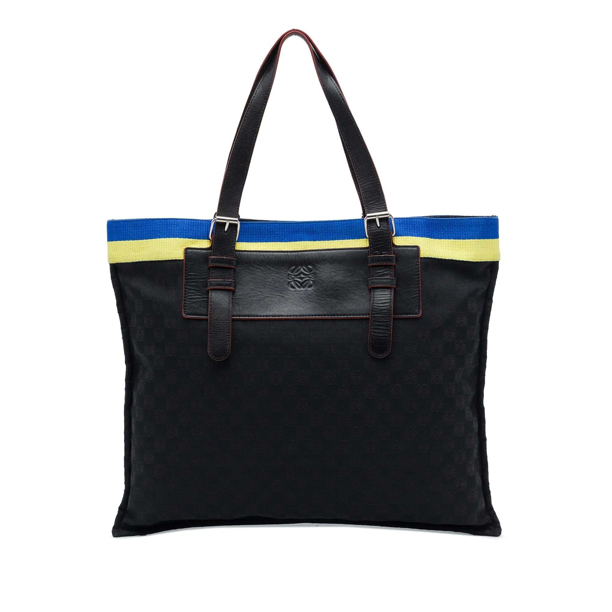 Anagram leather handbag