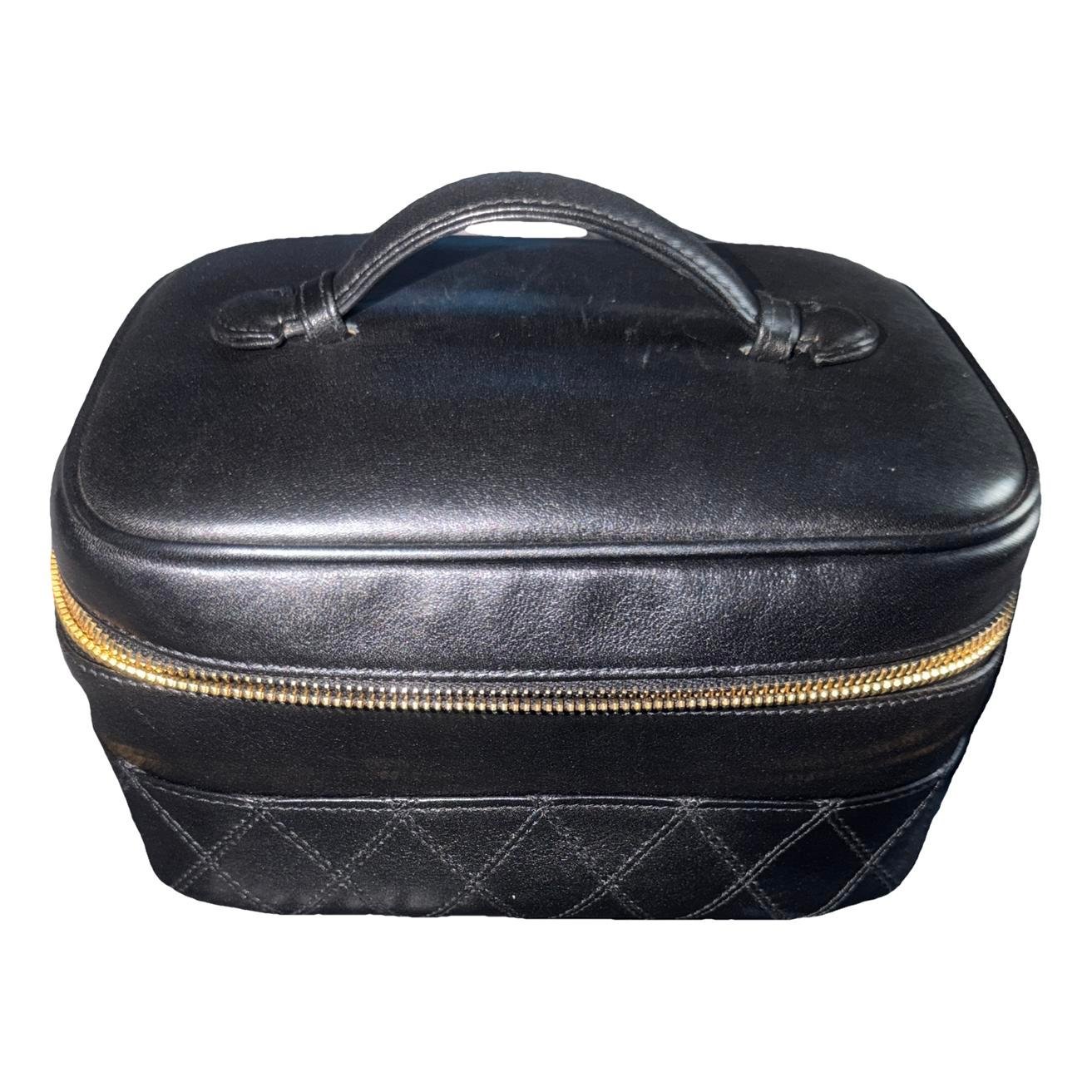 Leather vanity case