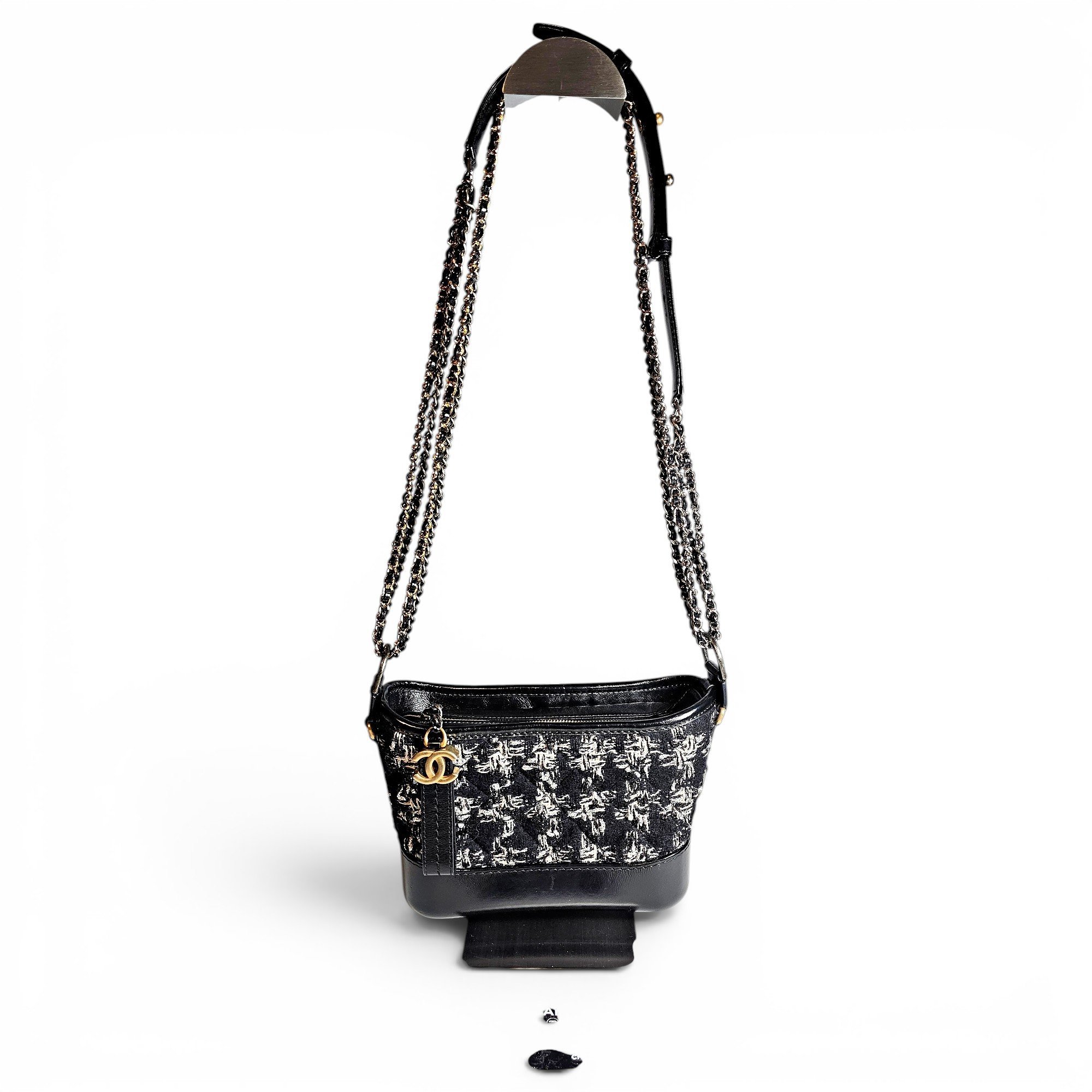 Gabrielle tweed crossbody bag
