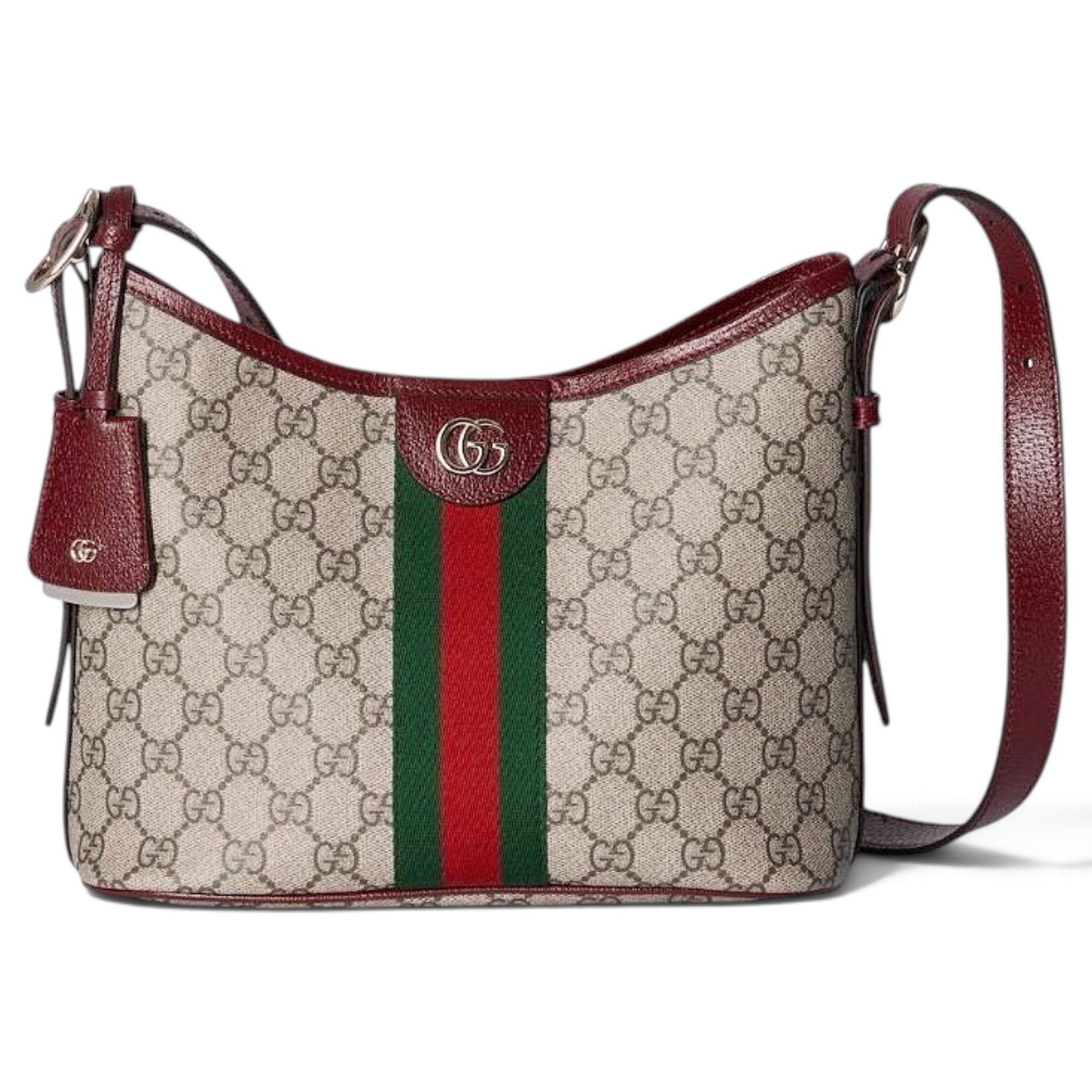 Ophidia Top Handle leather handbag