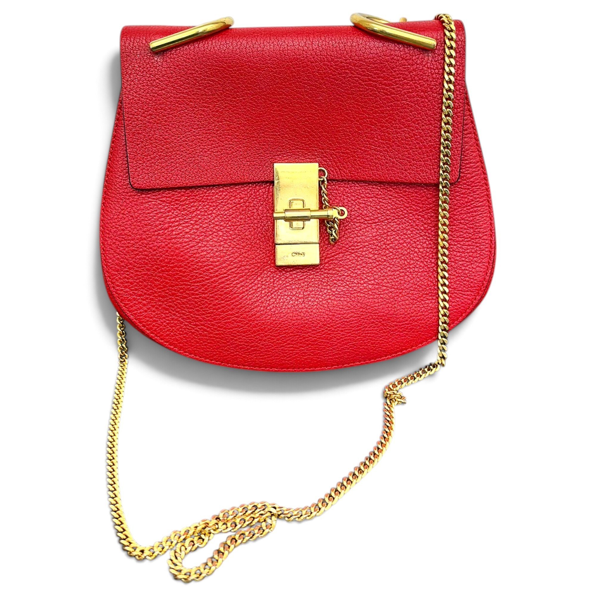 Drew leather crossbody bag