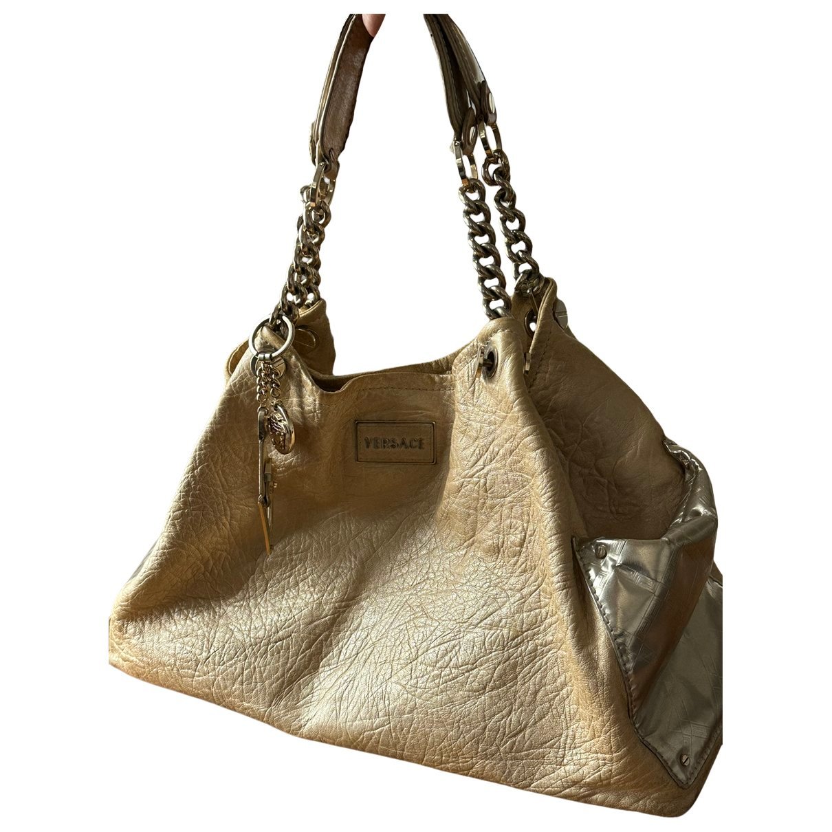 Leather handbag
