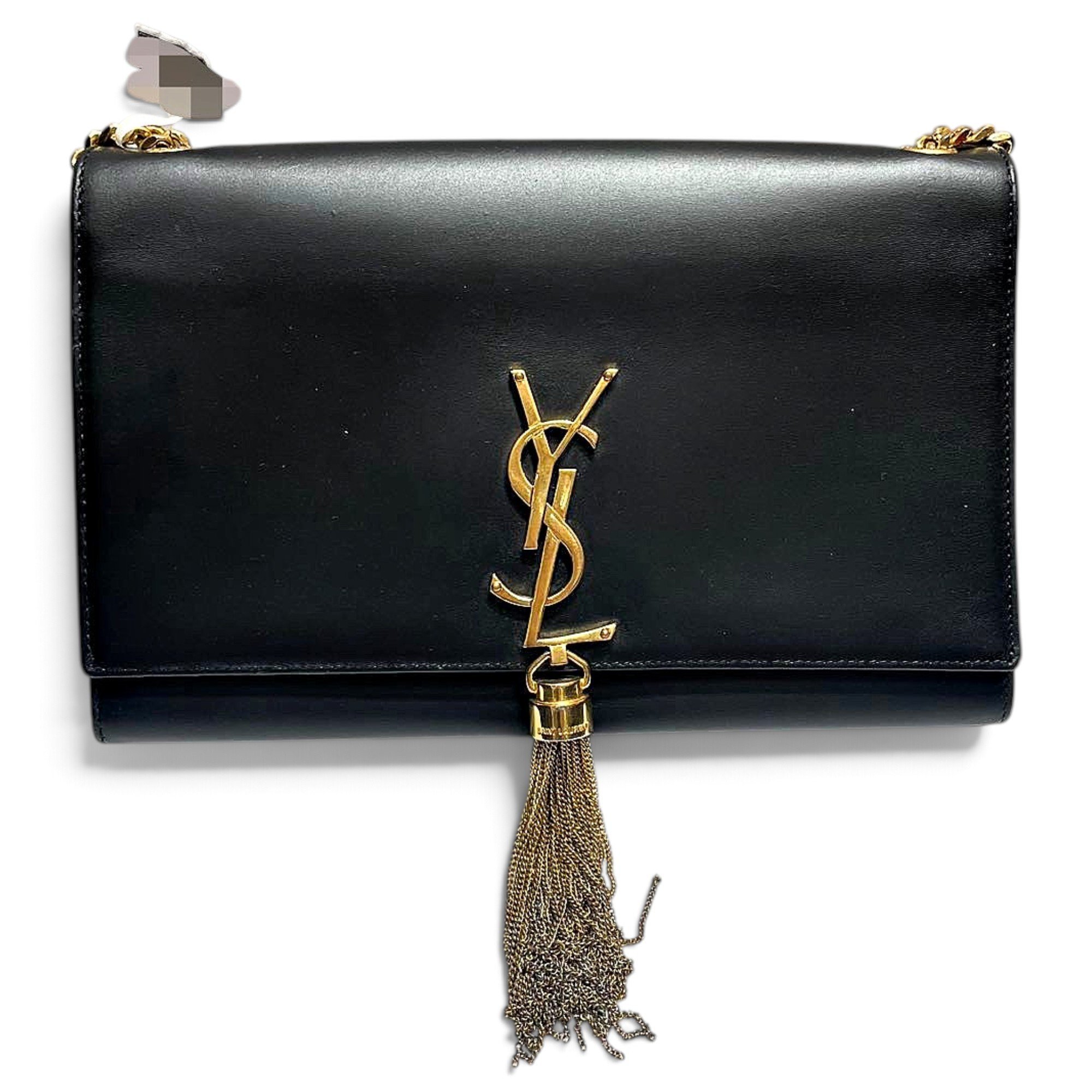 Pompom Kate leather crossbody bag