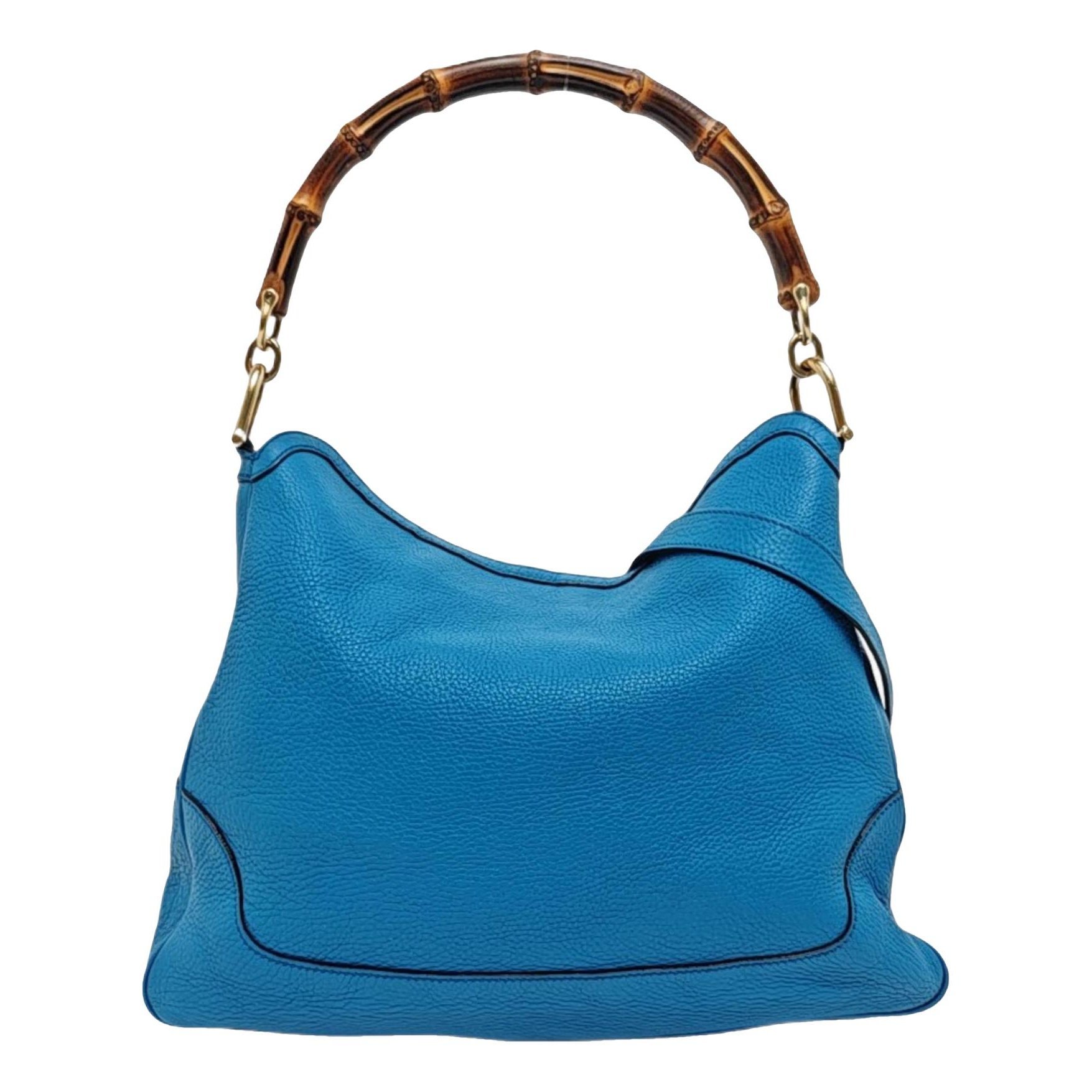 Bamboo Top Handle leather handbag