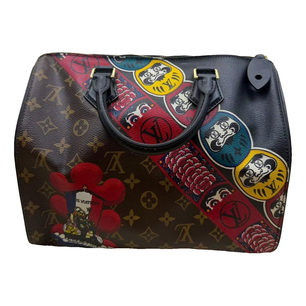 Speedy leather handbag