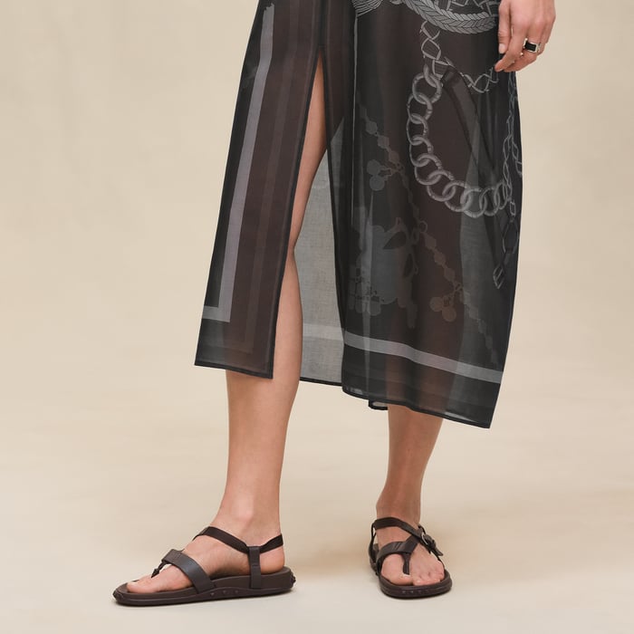 Gris Charbon "Palefroi Remix" Maxi Beach Caftan