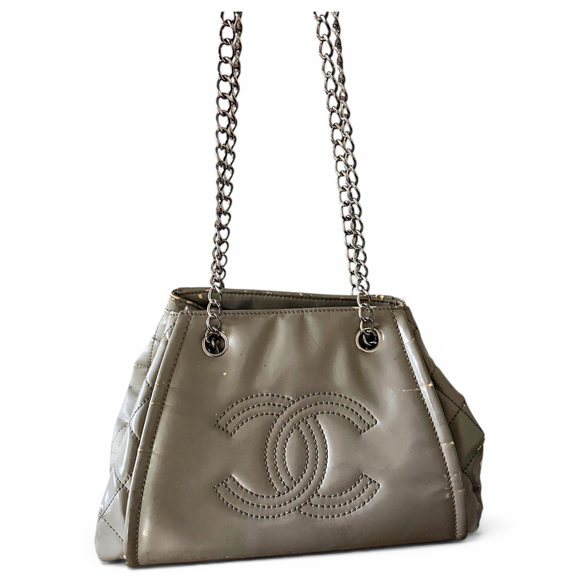 Vinyl handbag