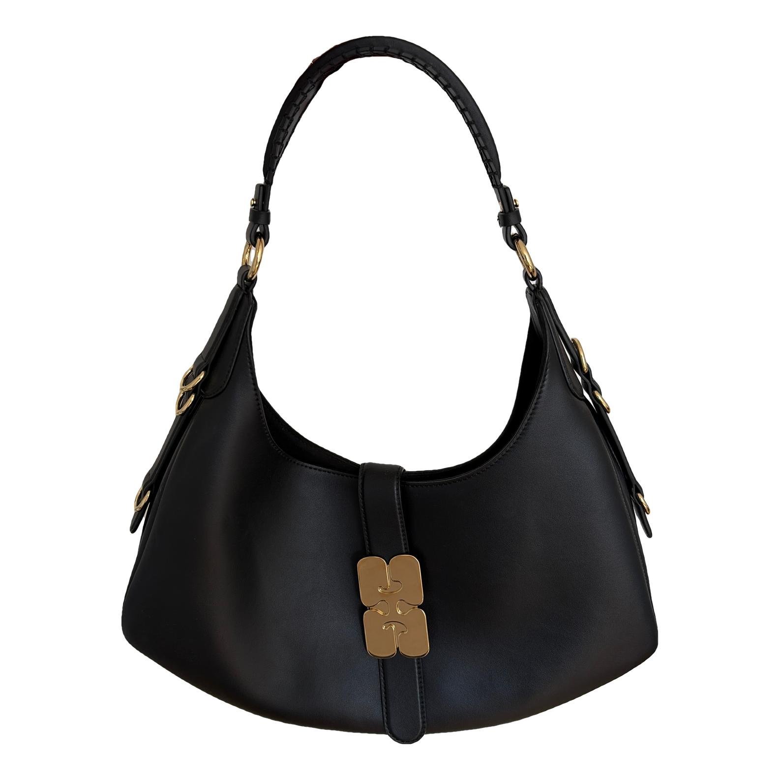 Hobo leather handbag