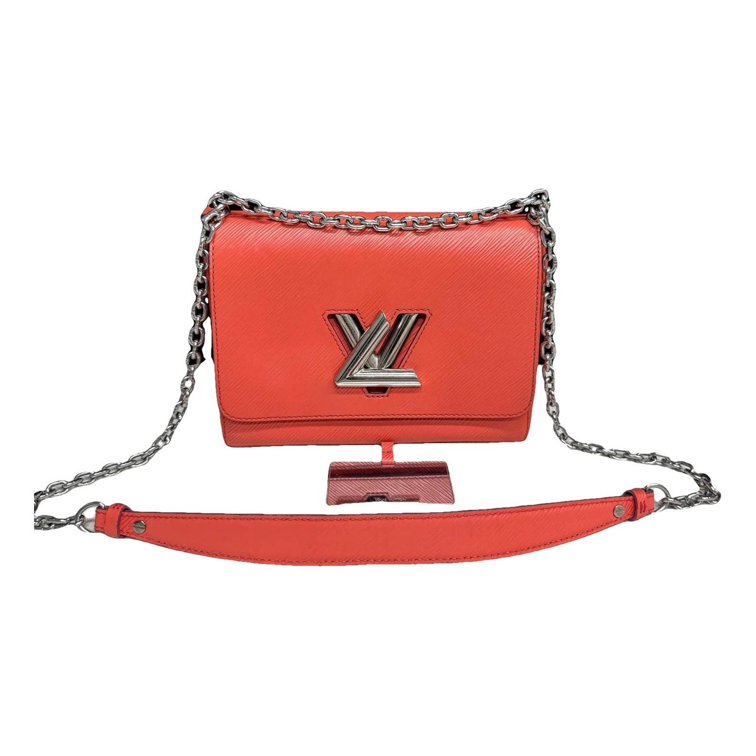 Twist leather handbag