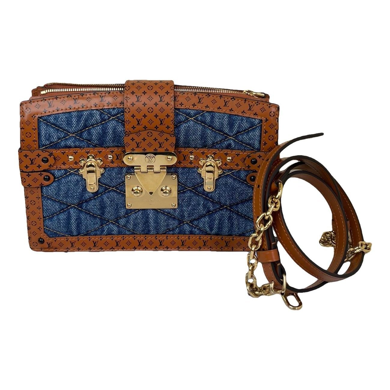 Pochette Trunk leather handbag