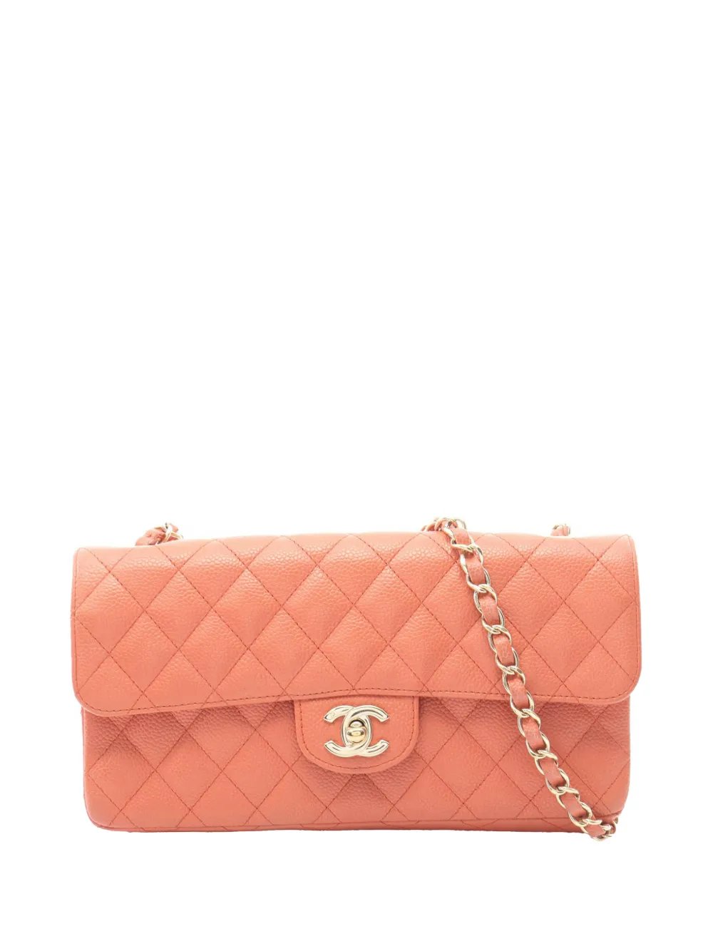 2005-2006 CC Quilted Caviar East West Single Flap shoulder bag
