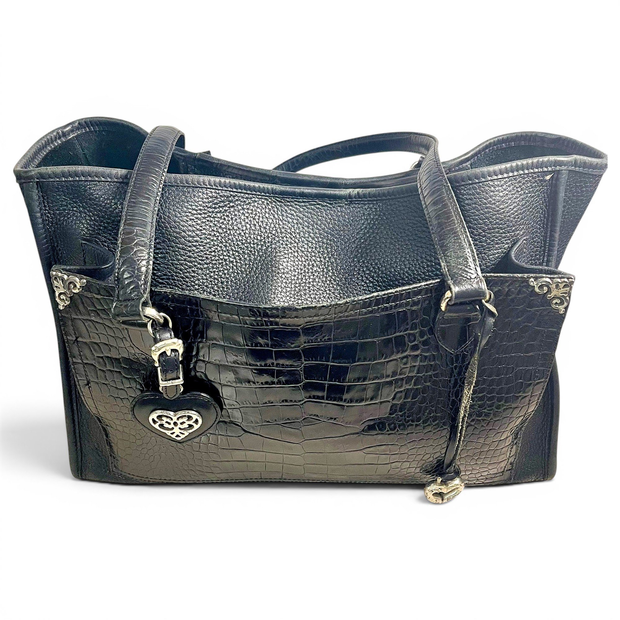 Leather handbag
