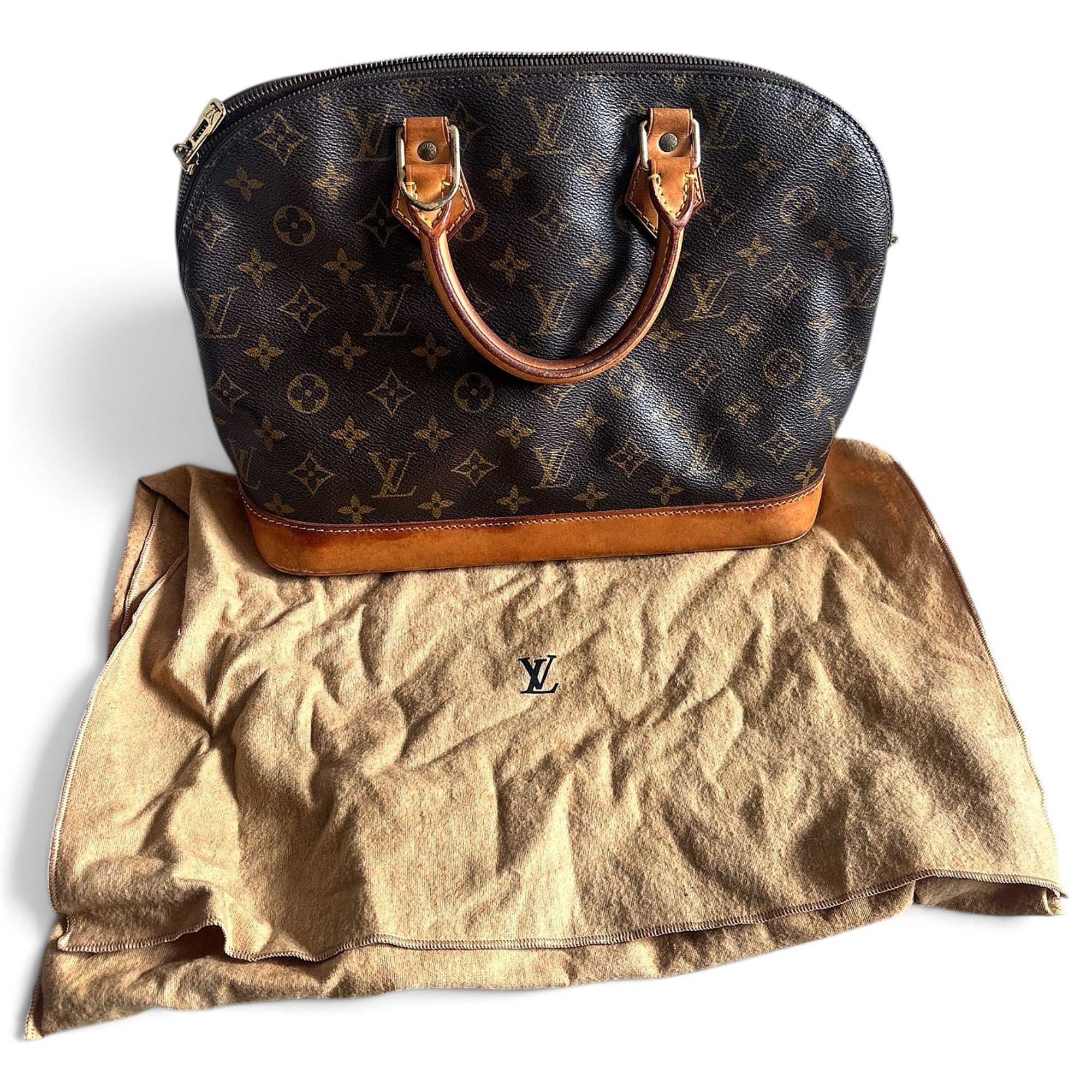 Alma leather handbag