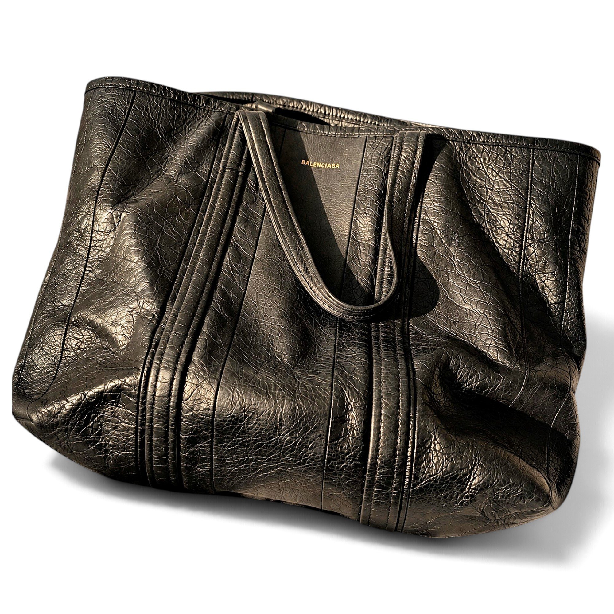 Leather tote