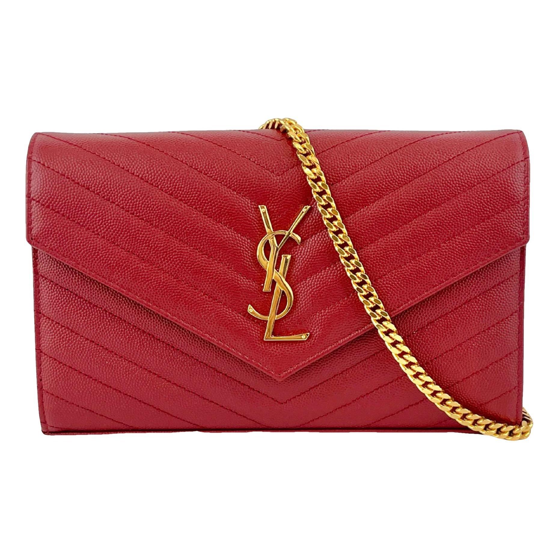 Cassandre leather clutch bag
