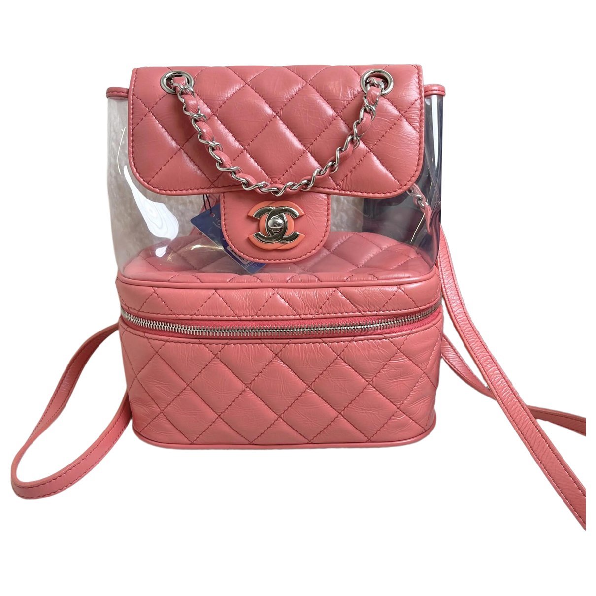 Leather backpack