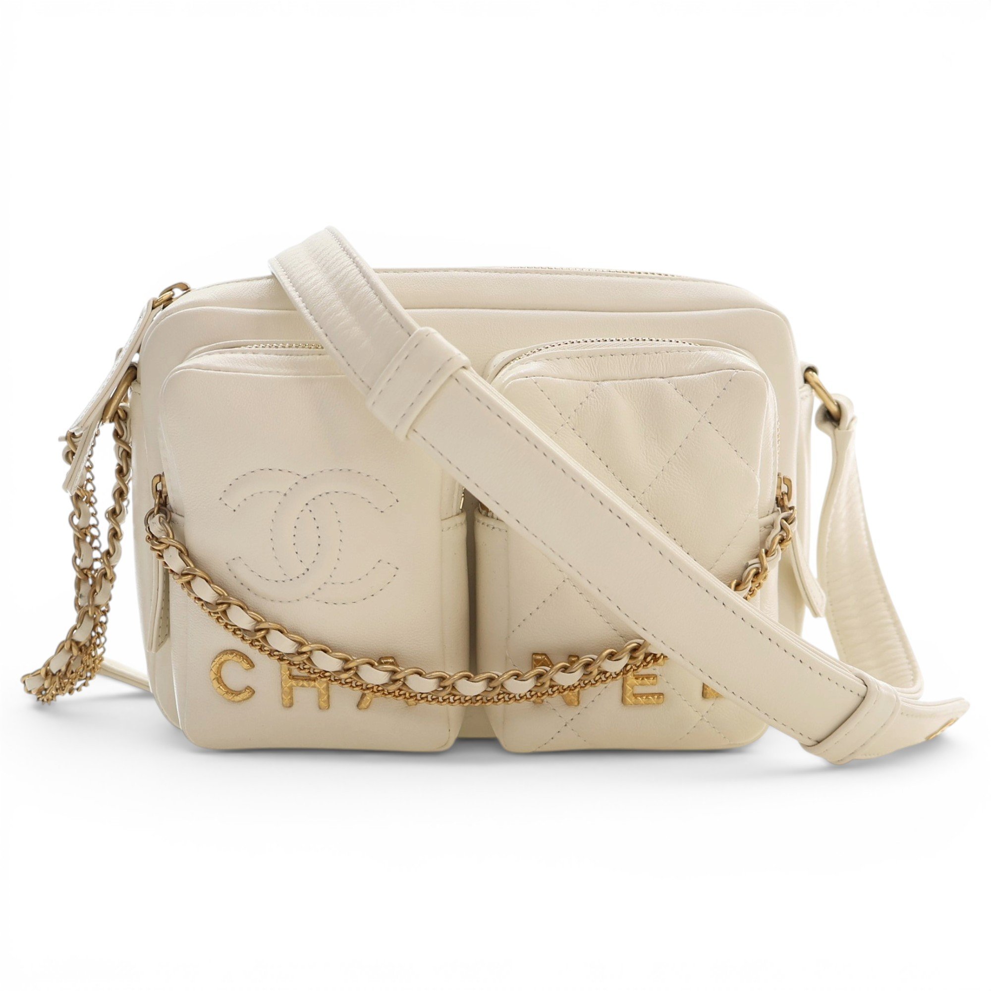 Leather crossbody bag