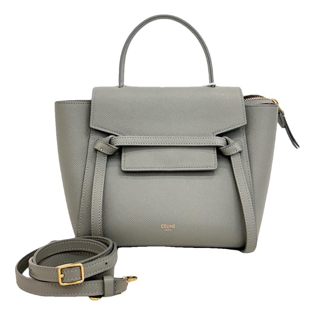 Belt leather handbag
