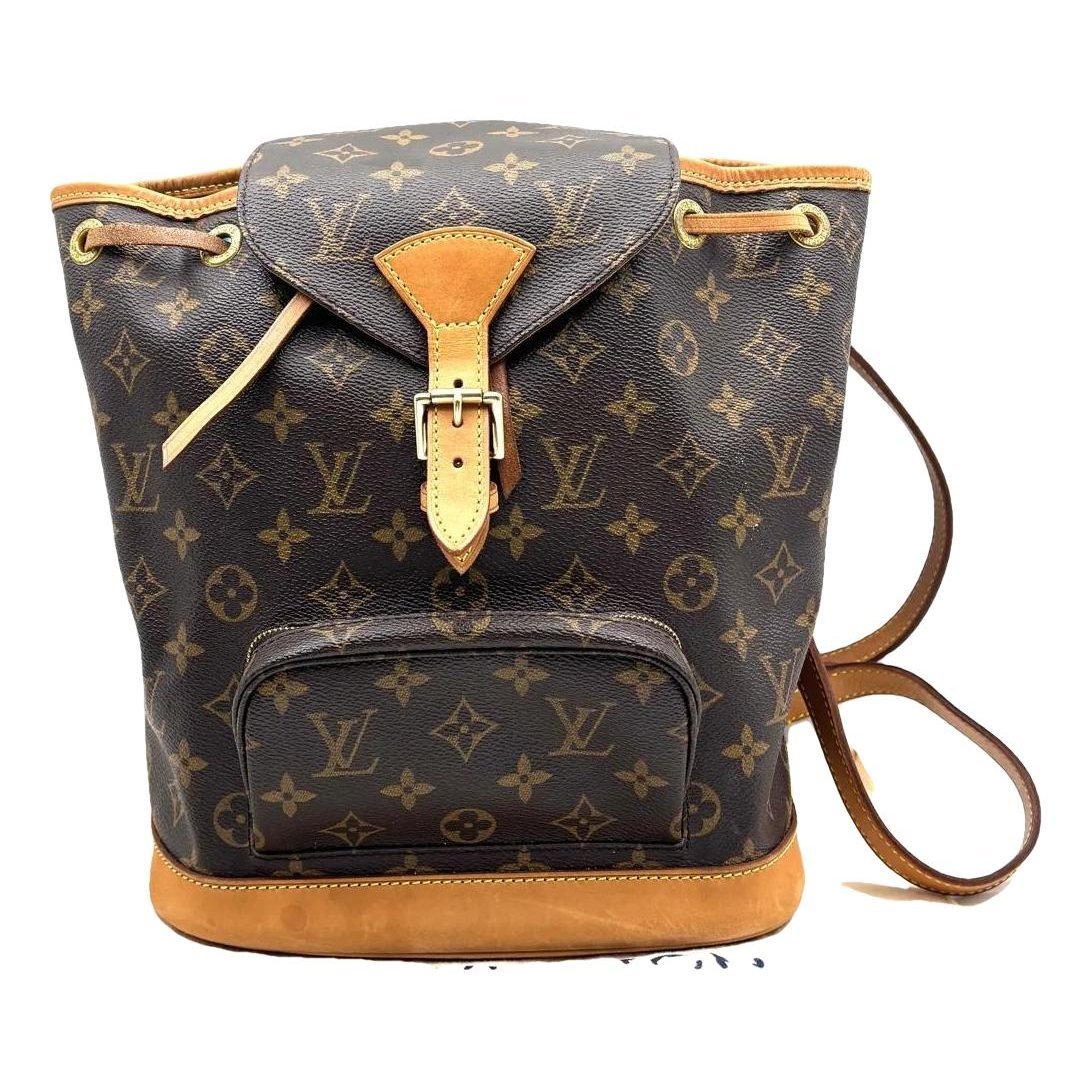 Louis Vuitton Montsouris cloth backpack