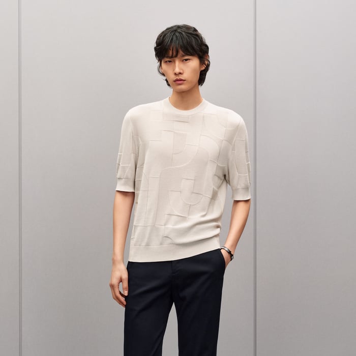 Quartz "Maillon Puzzle" Crewneck Sweater