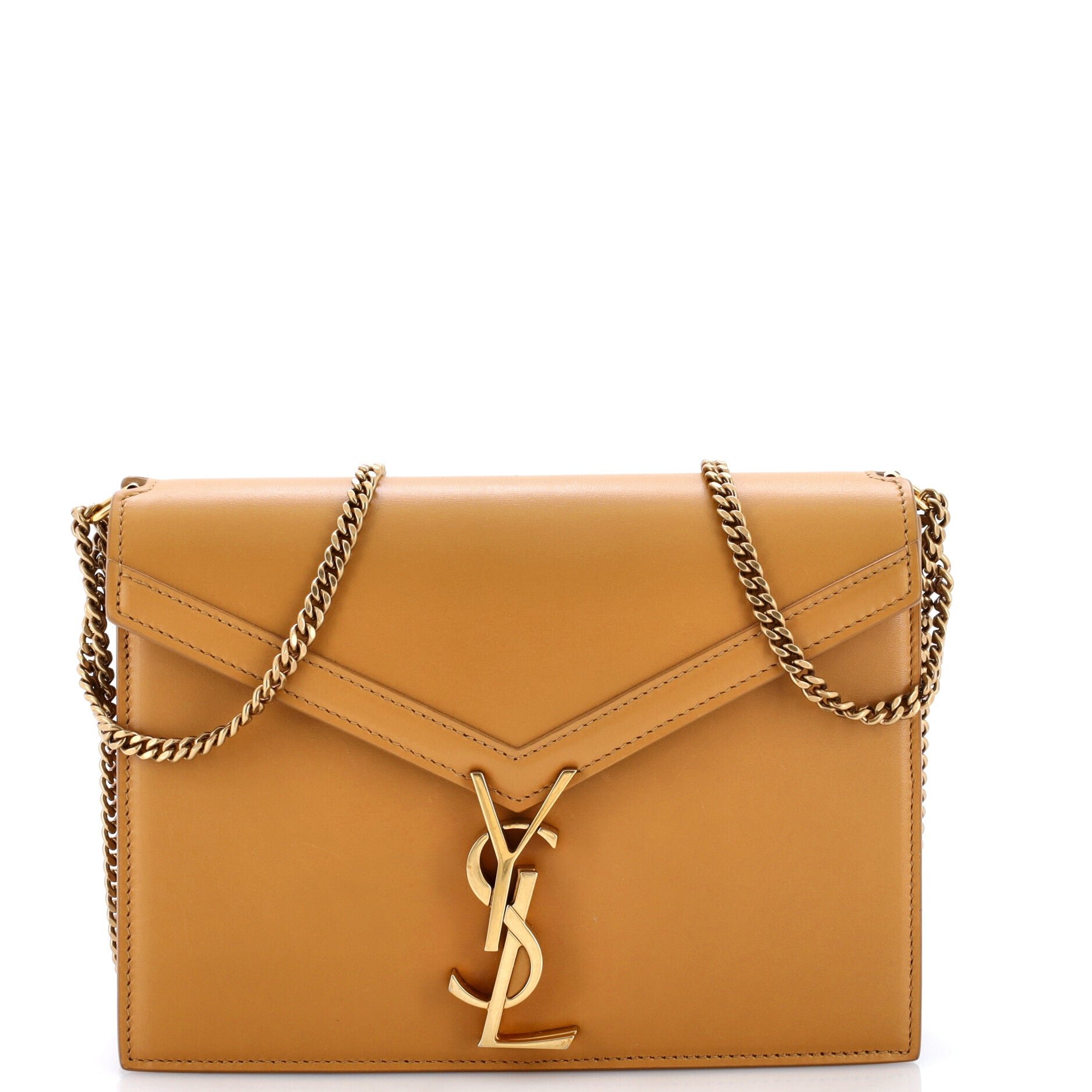 Cassandra Chain Shoulder Bag Leather Medium