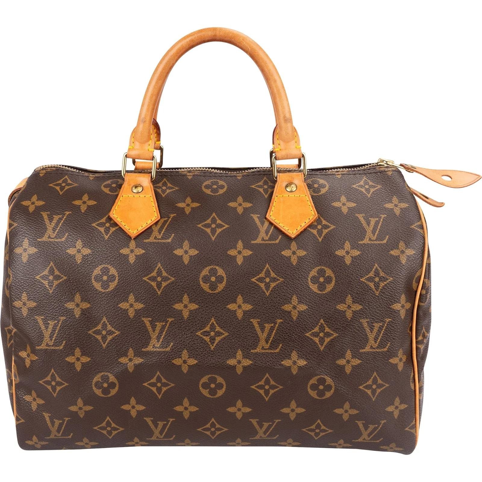 Speedy leather handbag