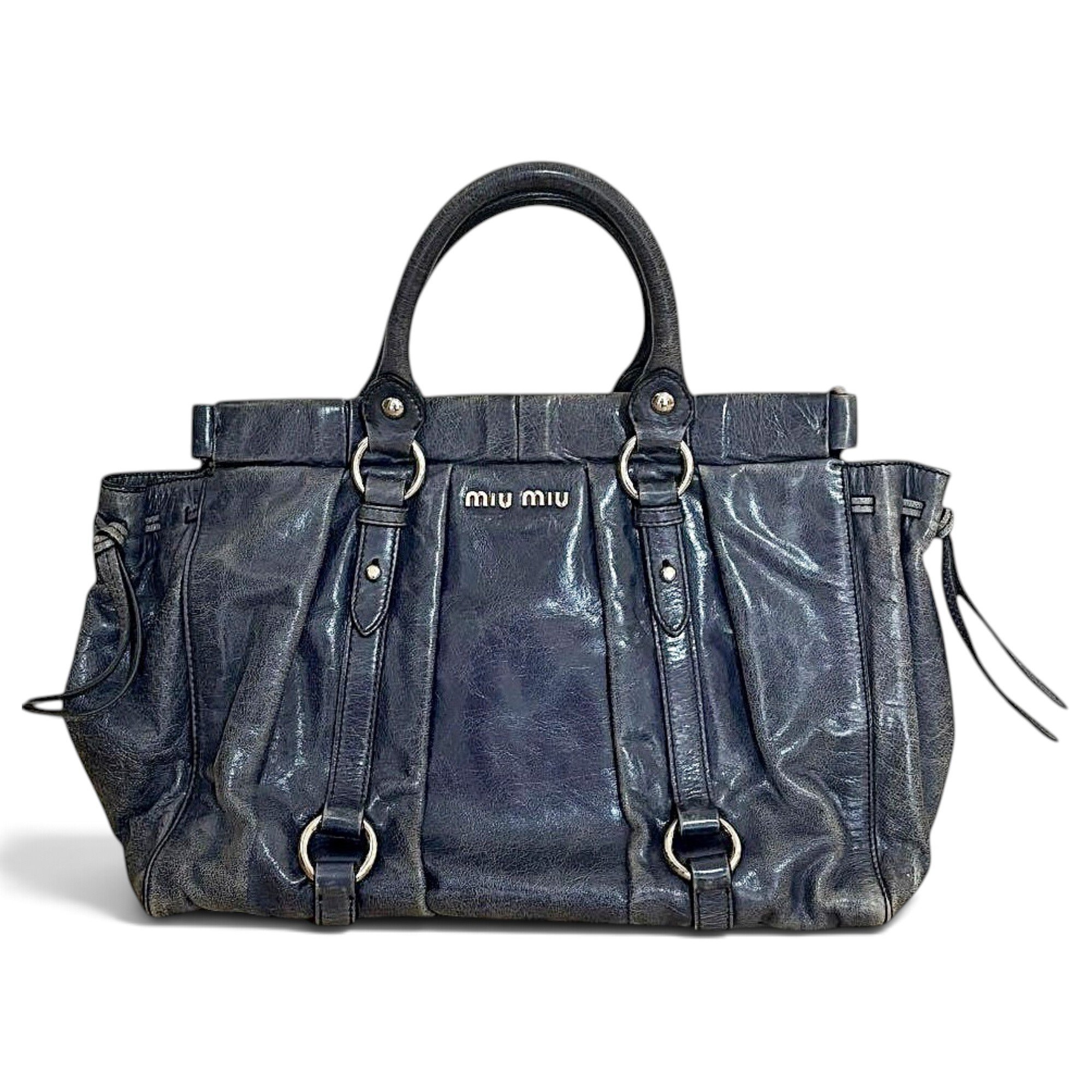 Vitello leather handbag