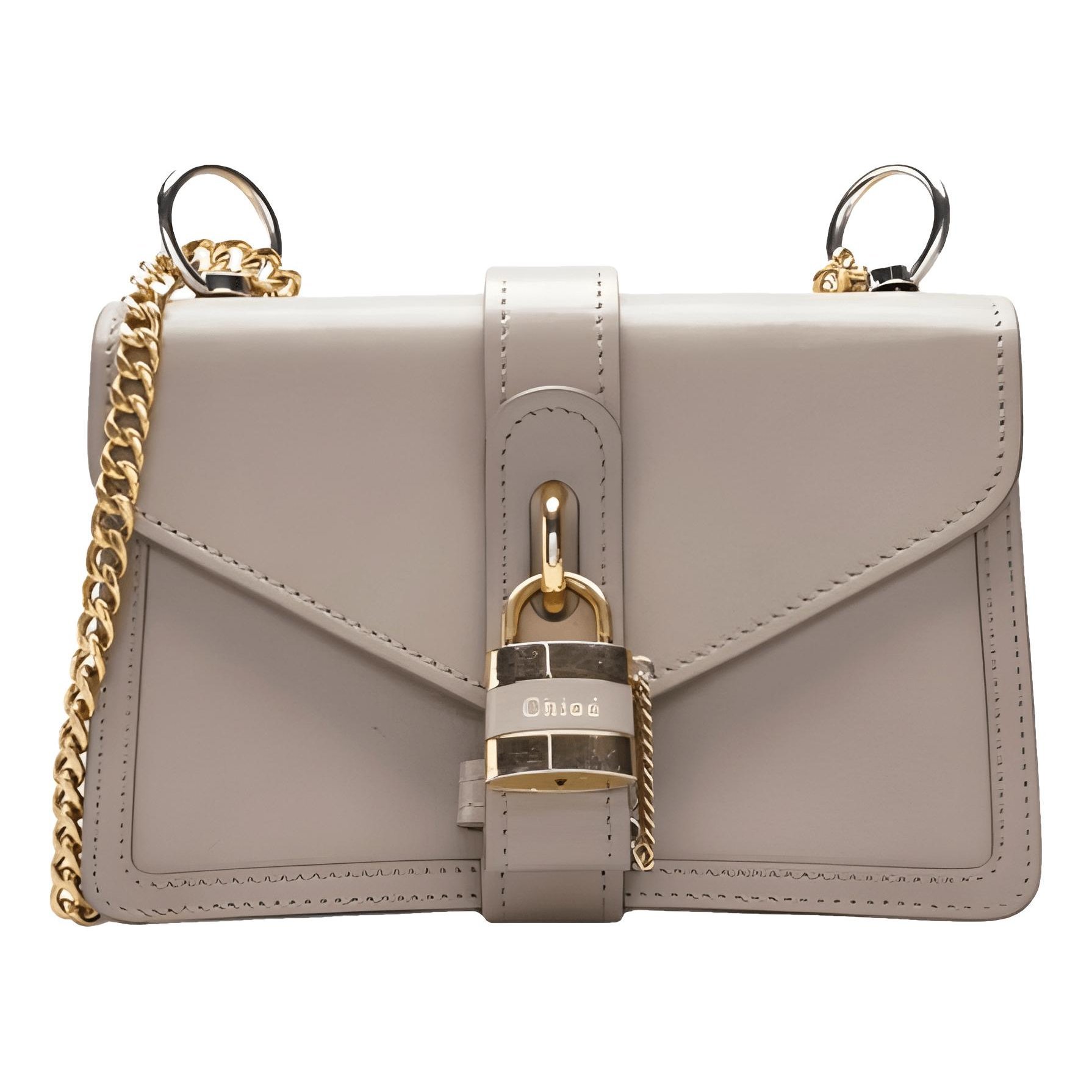 Aby Lock leather handbag