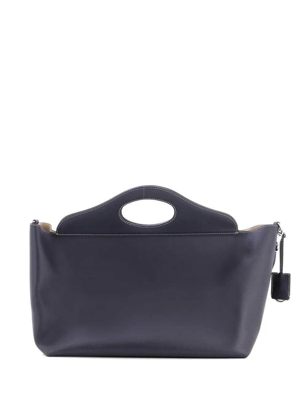 Soft Pocket Leather Small tote bag
