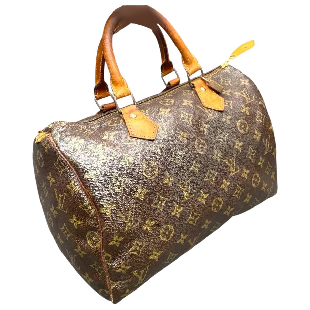 Speedy leather handbag